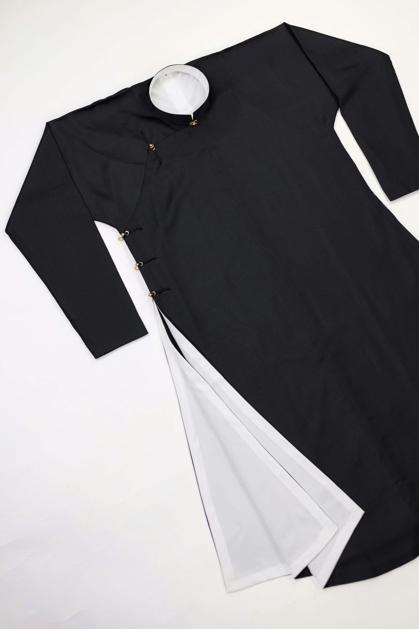 Áo dài Ngũ thân Lụa Tơ Tằm Nhân Tạo