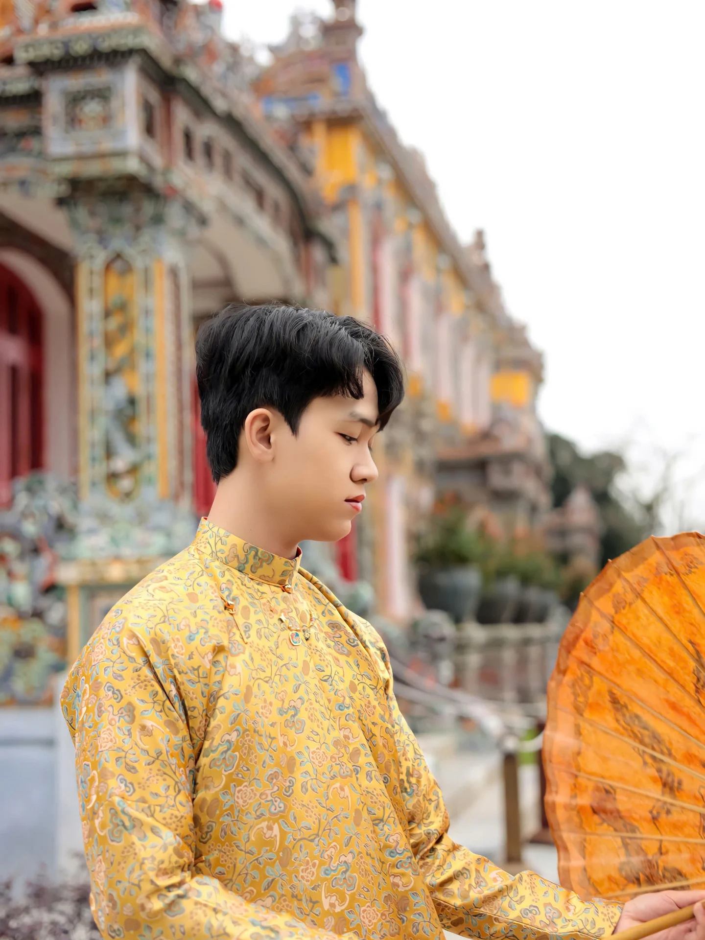 Áo dài ngũ thân Ngũ phúc bát bửu