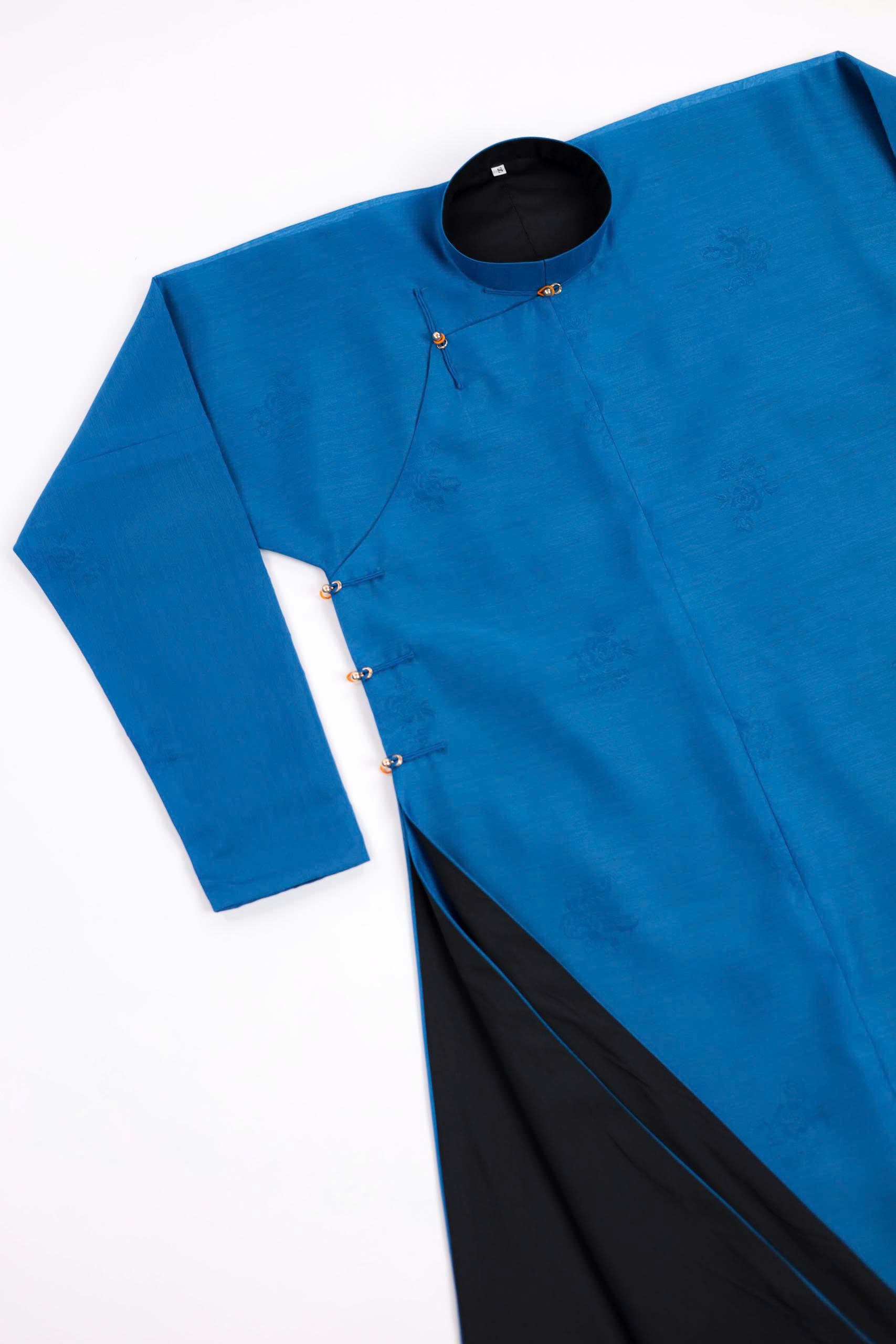 Áo dài Ngũ thân Sa Hàn Quốc