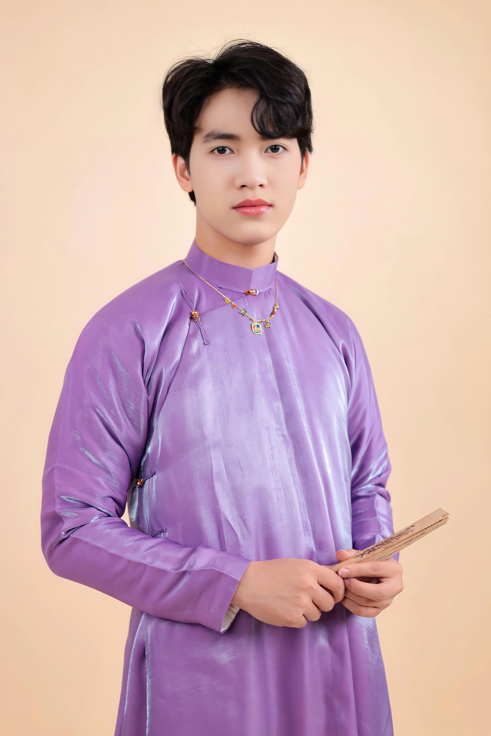 Áo dài Ngũ thân Lụa Cotton