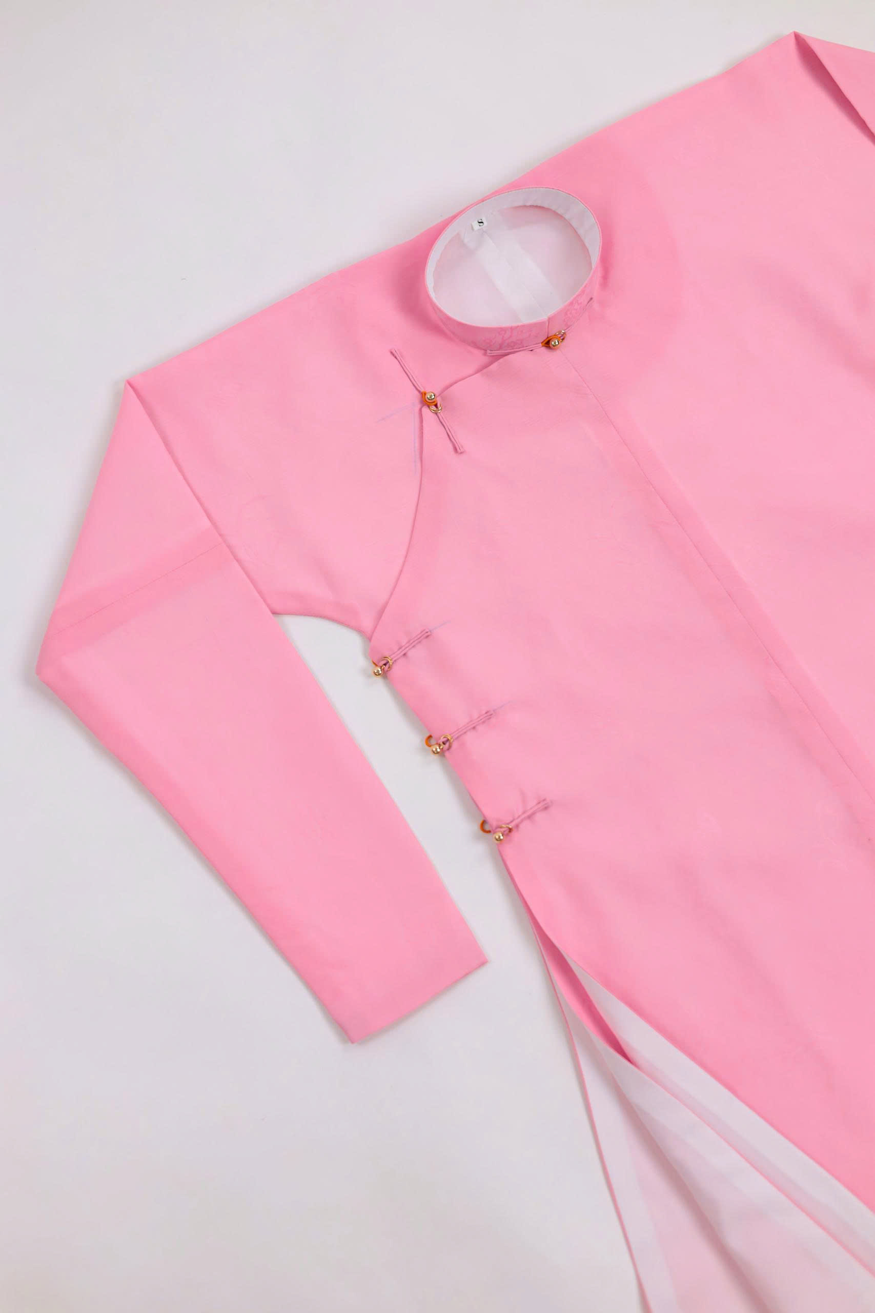 Áo dài Ngũ thân Lụa Hàn Quốc