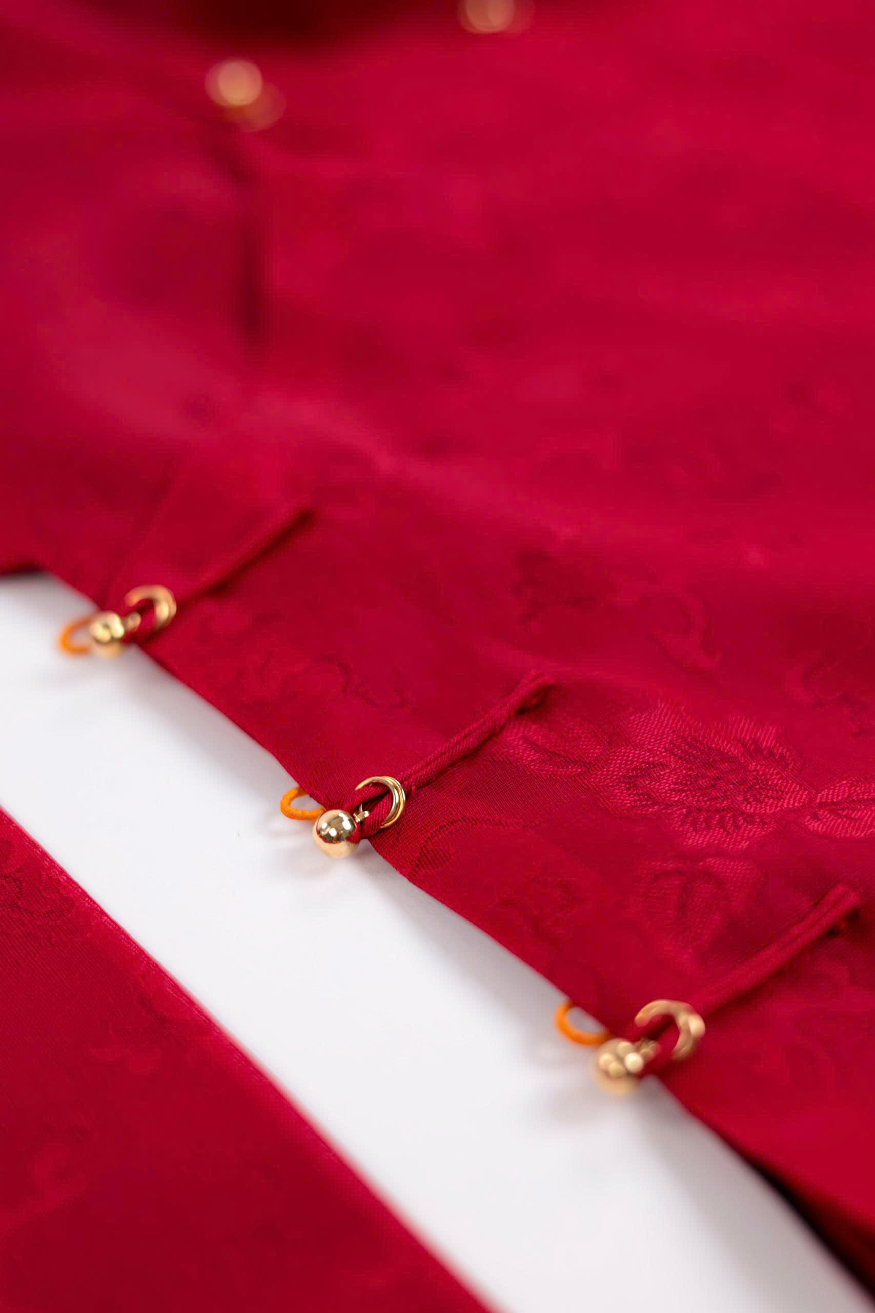 Áo dài Ngũ thân Sa Hàn Quốc