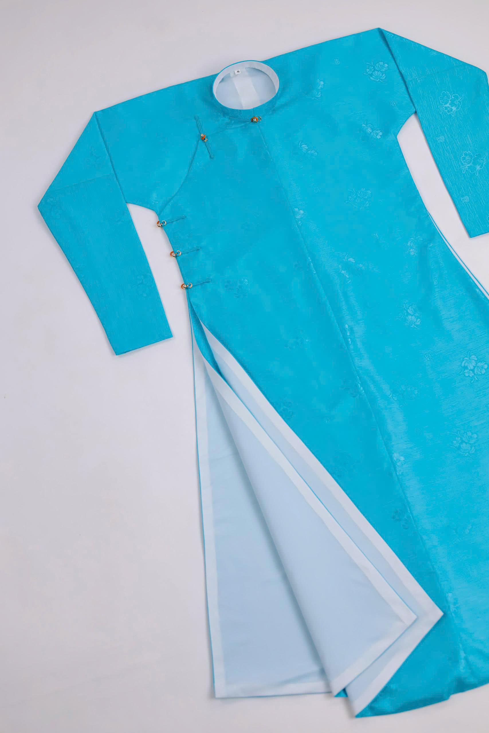 Áo dài Ngũ thân Lụa Hàn Quốc