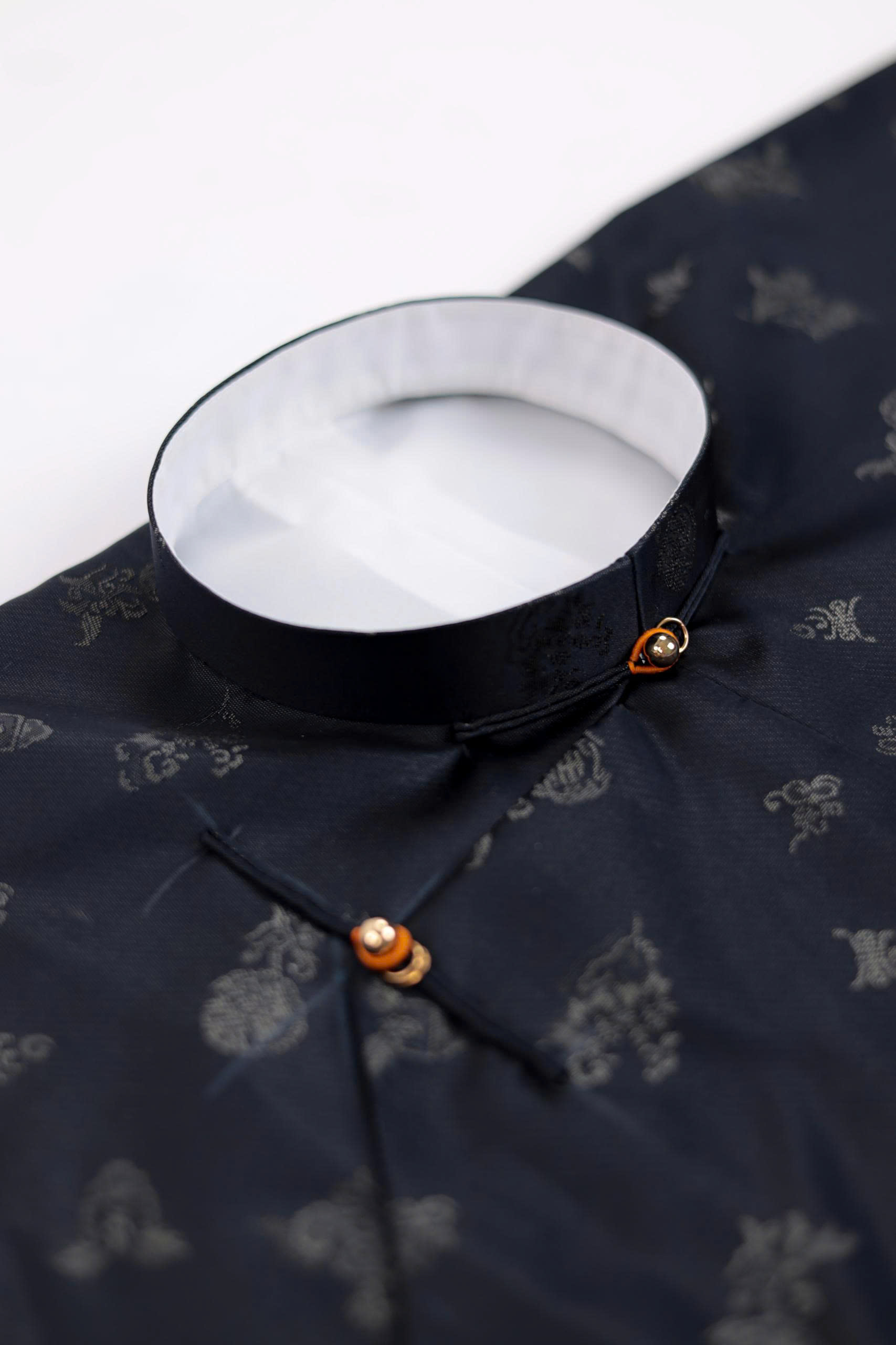 Áo dài Ngũ thân Gấm Hàn Quốc