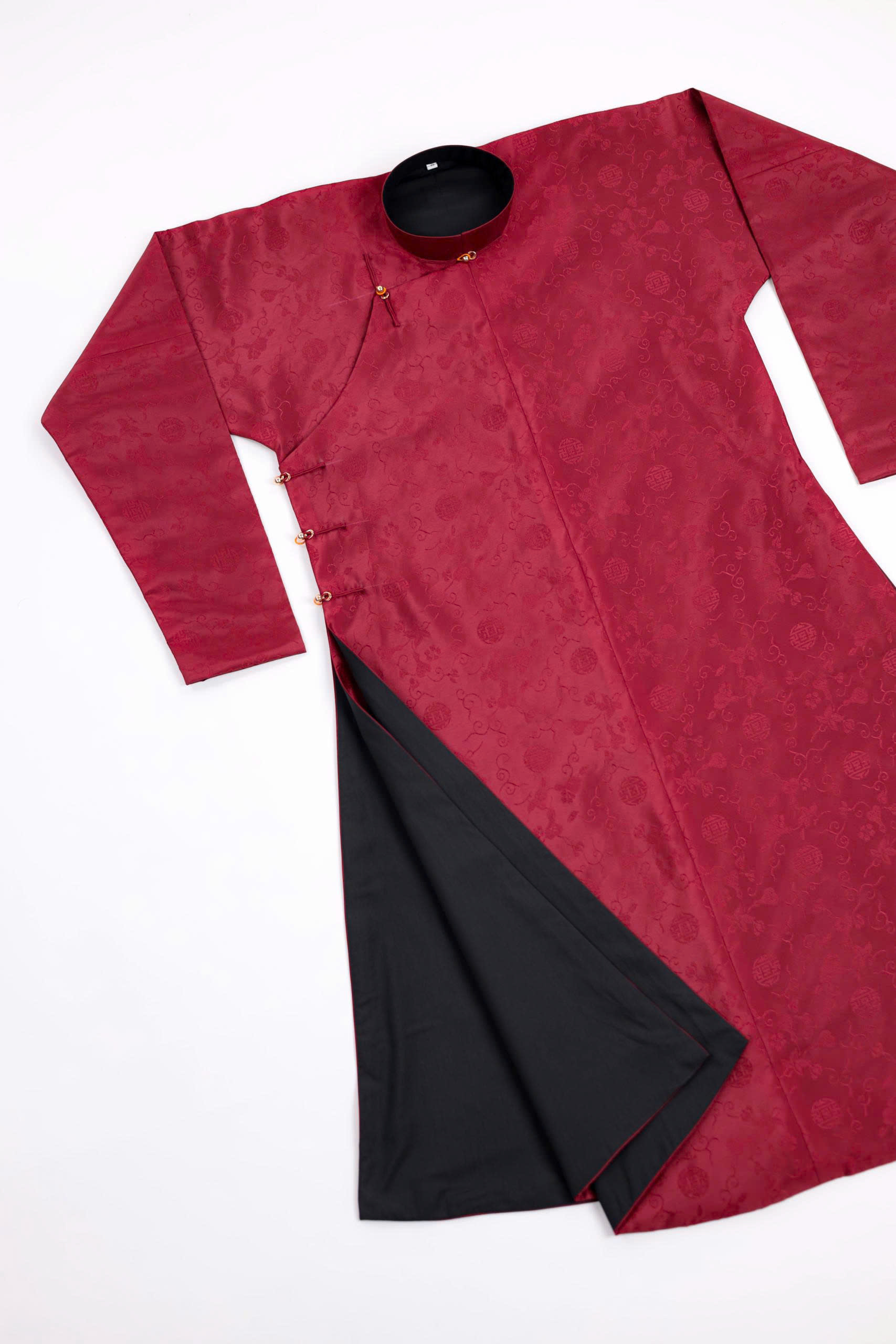 Áo dài Ngũ thân Sa Hàn Quốc