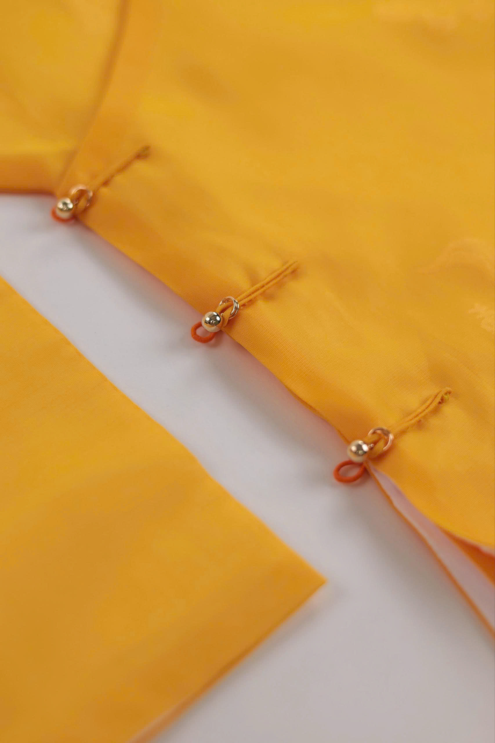 Áo dài Ngũ thân Sa Hàn Quốc