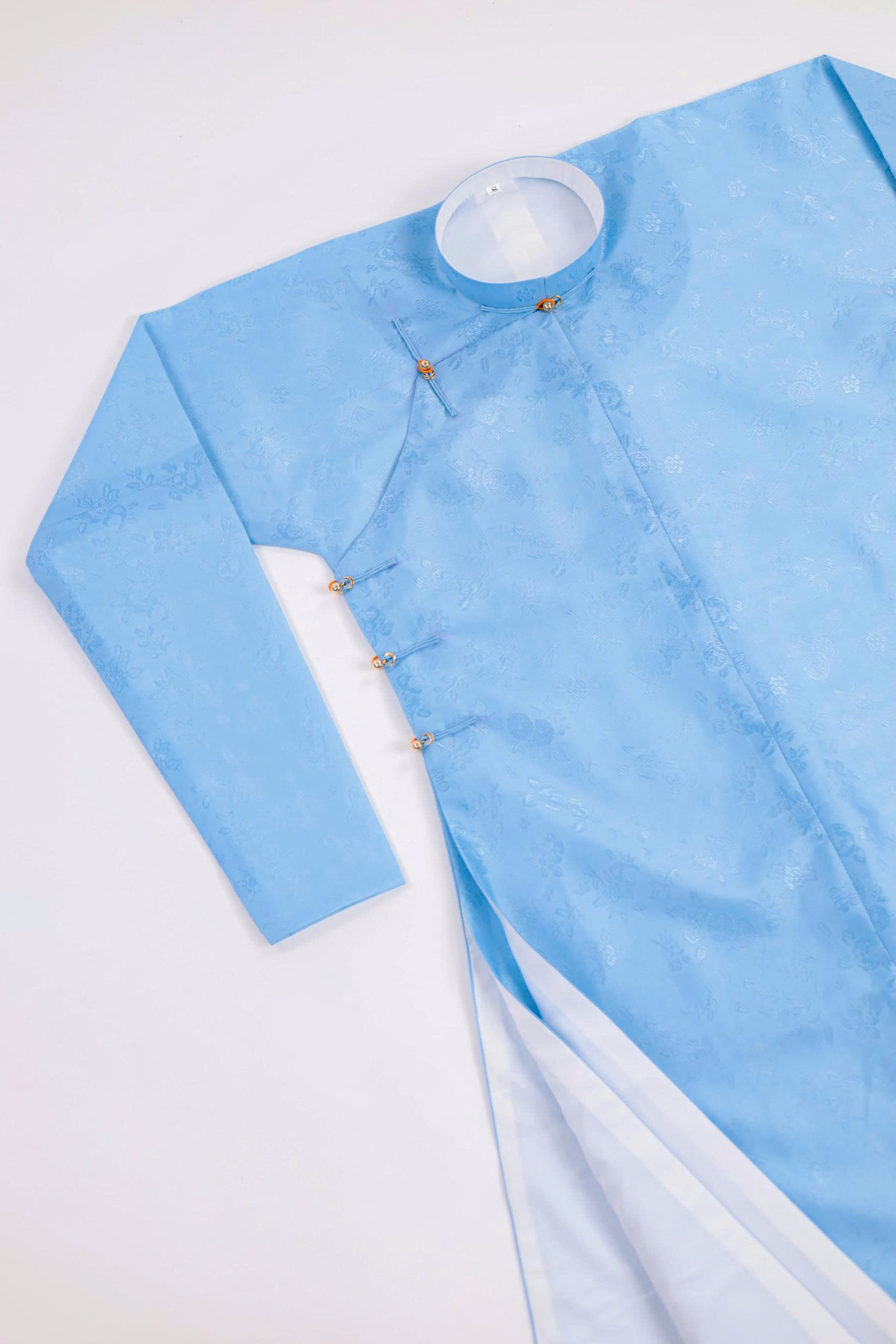 Áo dài Ngũ thân Sa Hàn Quốc