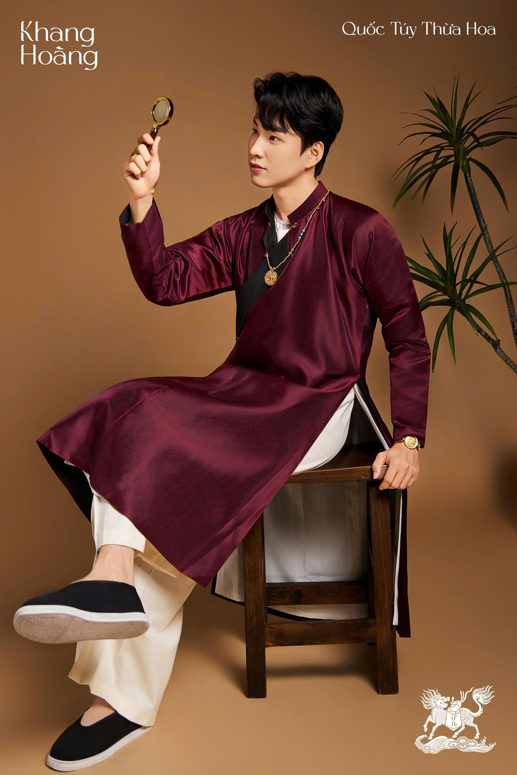 Áo dài Ngũ Thân Sa Cát - Nam (SC_13)