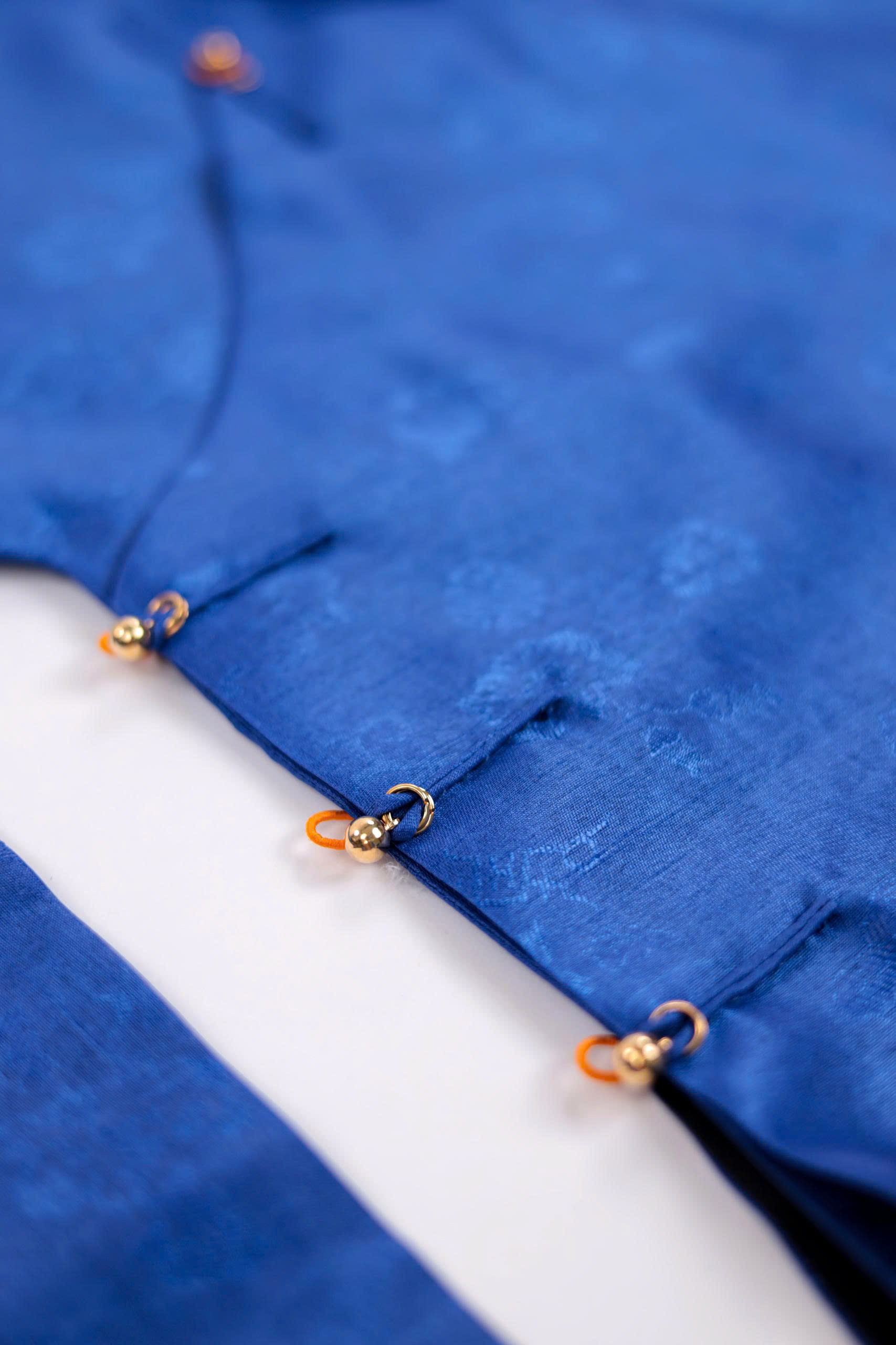 Áo dài Ngũ thân Sa Hàn Quốc