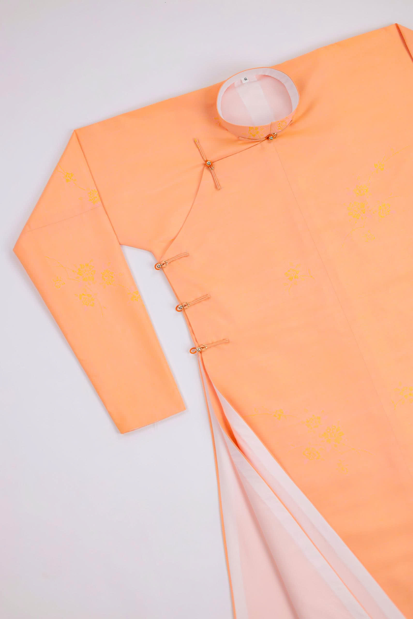 Áo dài Ngũ thân Lụa Hàn Quốc