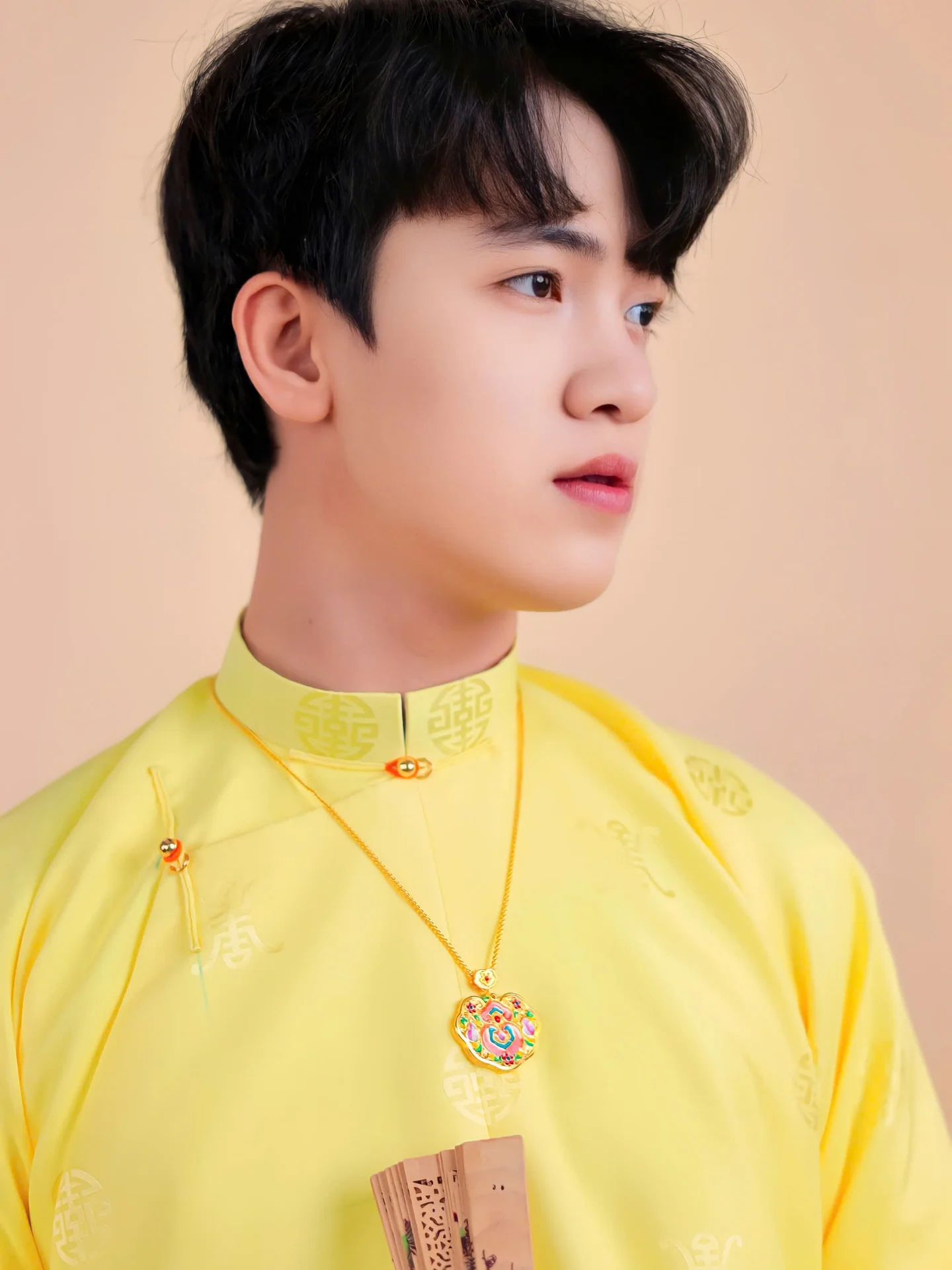 Áo dài ngũ thân Sa Hàn Quốc