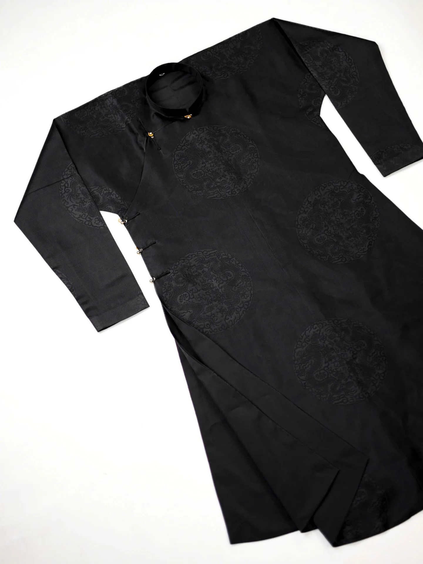 Áo dài ngũ thân Tơ tằm Ổ Rồng