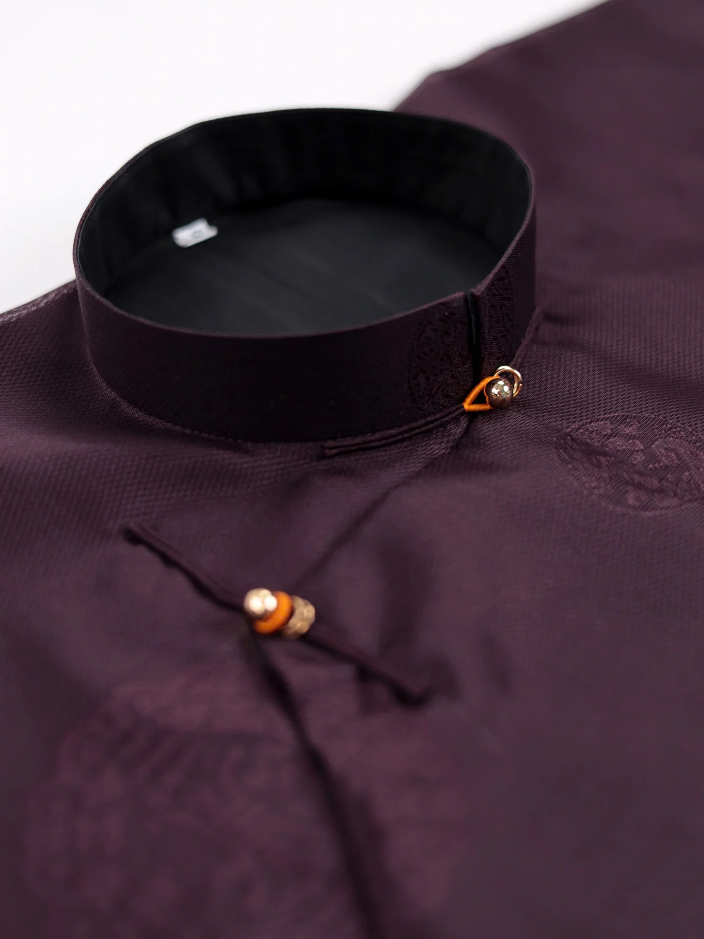 Áo dài ngũ thân Sa Hàn Chữ Thọ