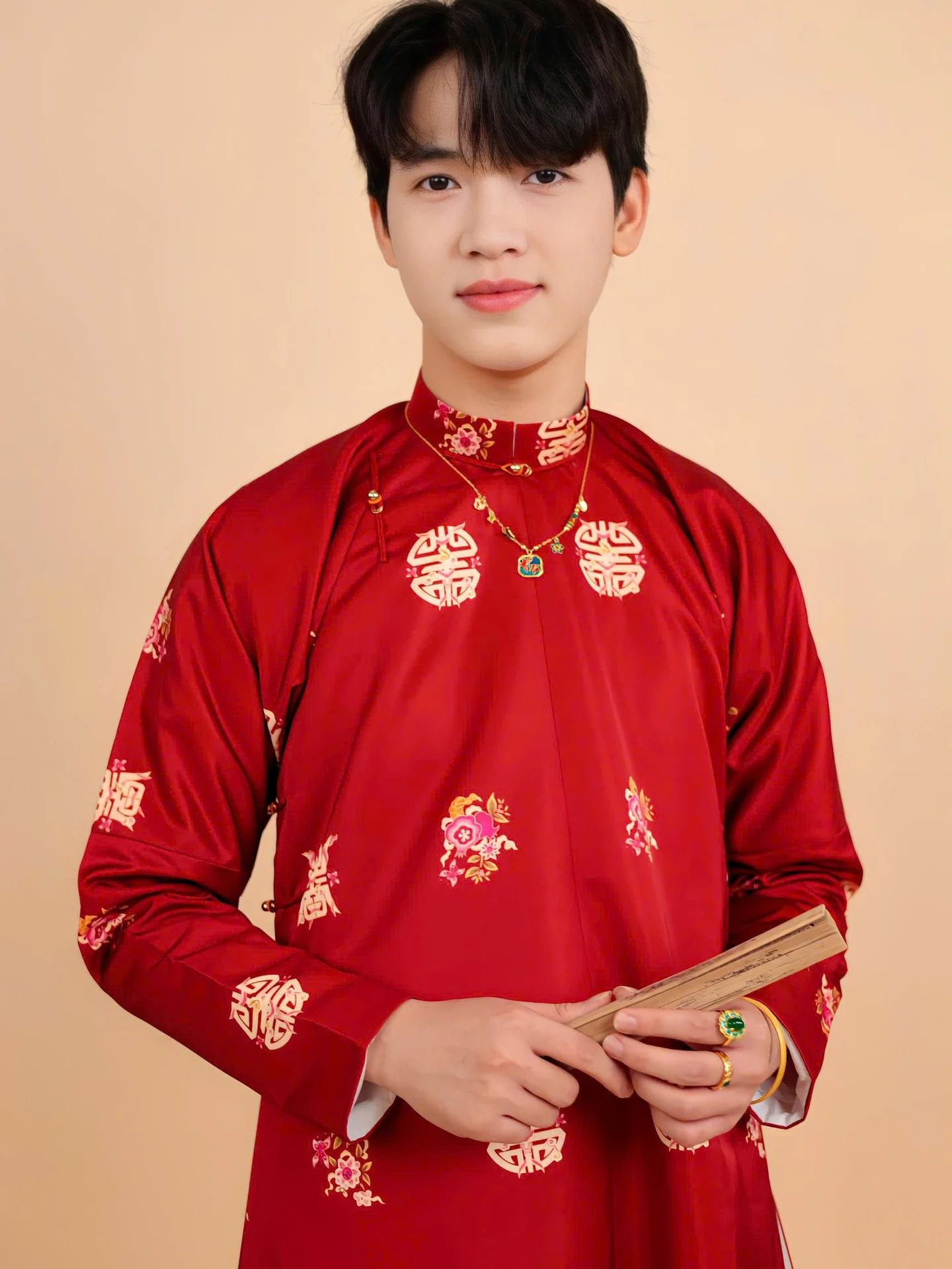 Áo dài ngũ thân Trường thọ