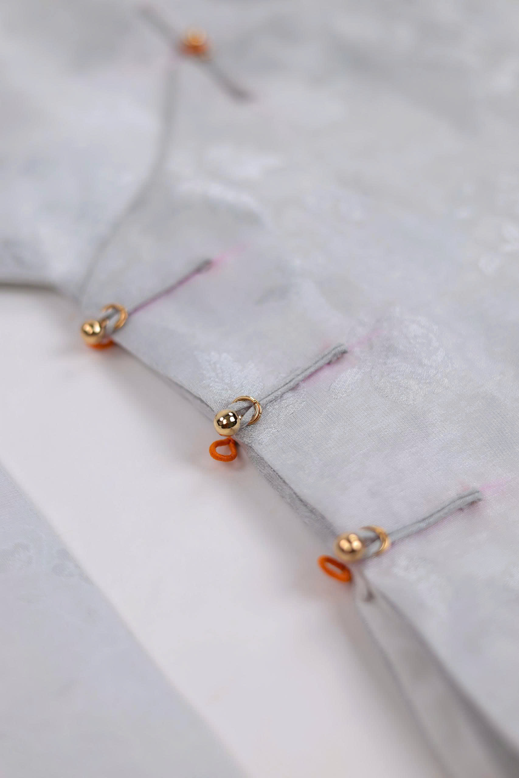 Áo dài Ngũ thân Sa Hàn Quốc