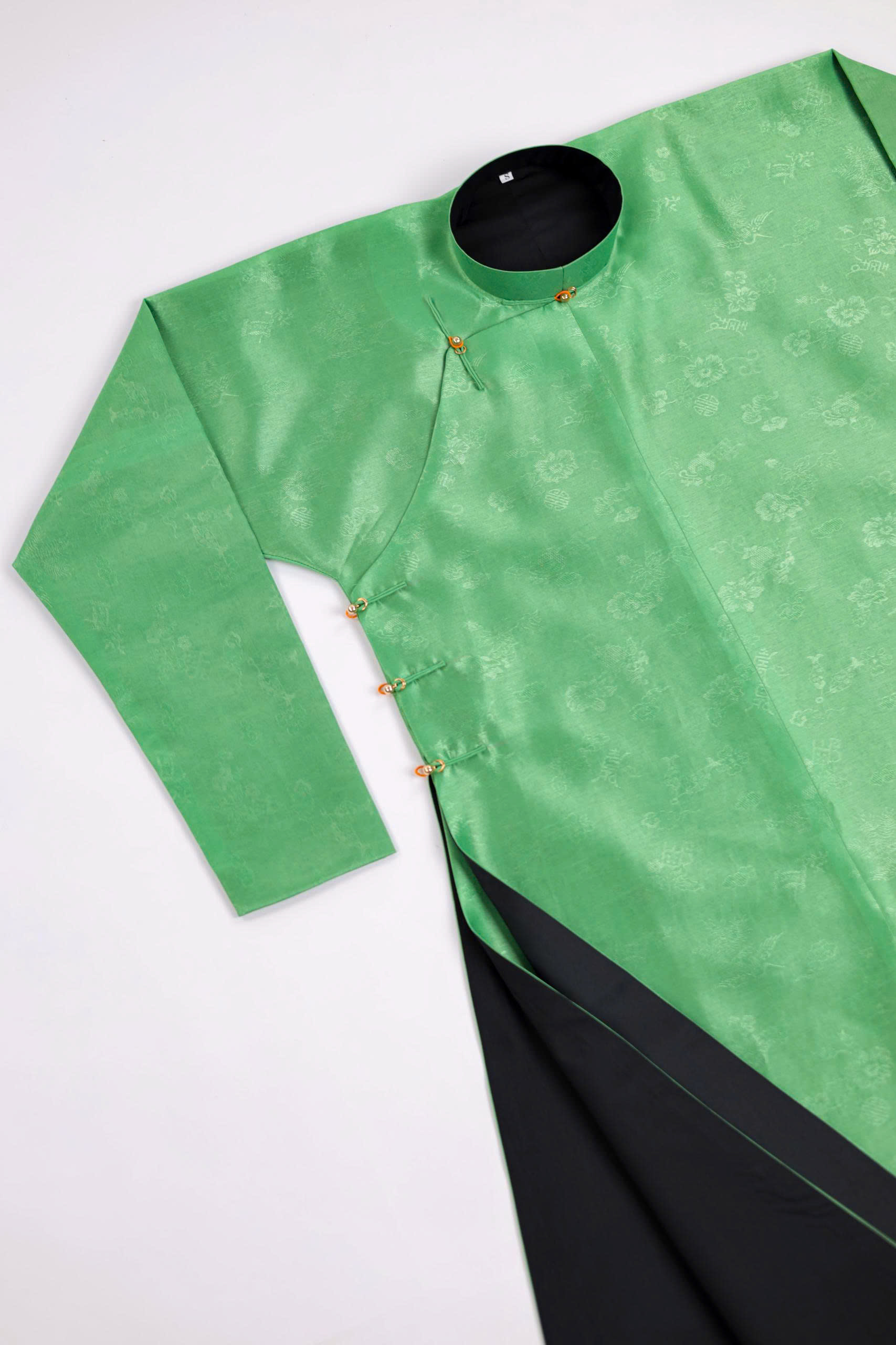 Áo dài Ngũ thân Sa Hàn Quốc