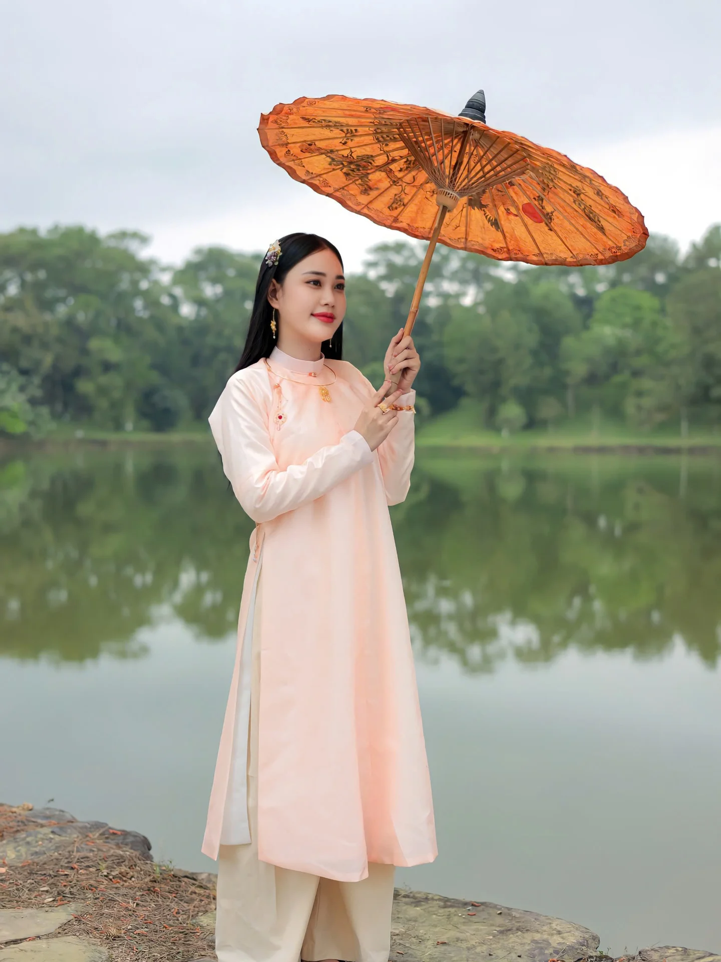 Áo dài ngũ thân Gapsa