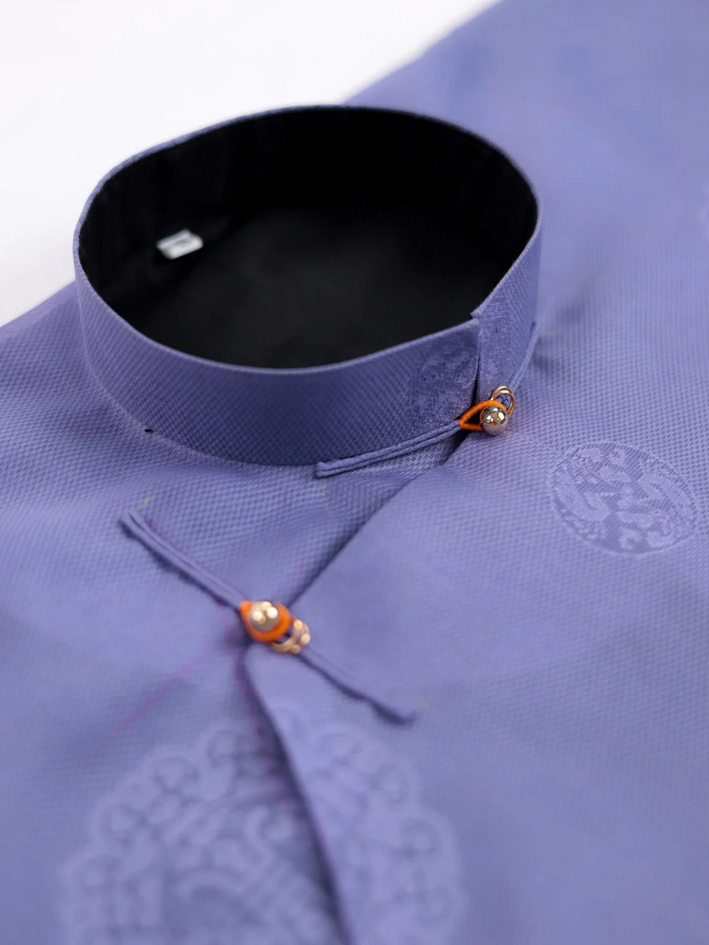 Áo dài ngũ thân Sa Hàn Chữ Thọ