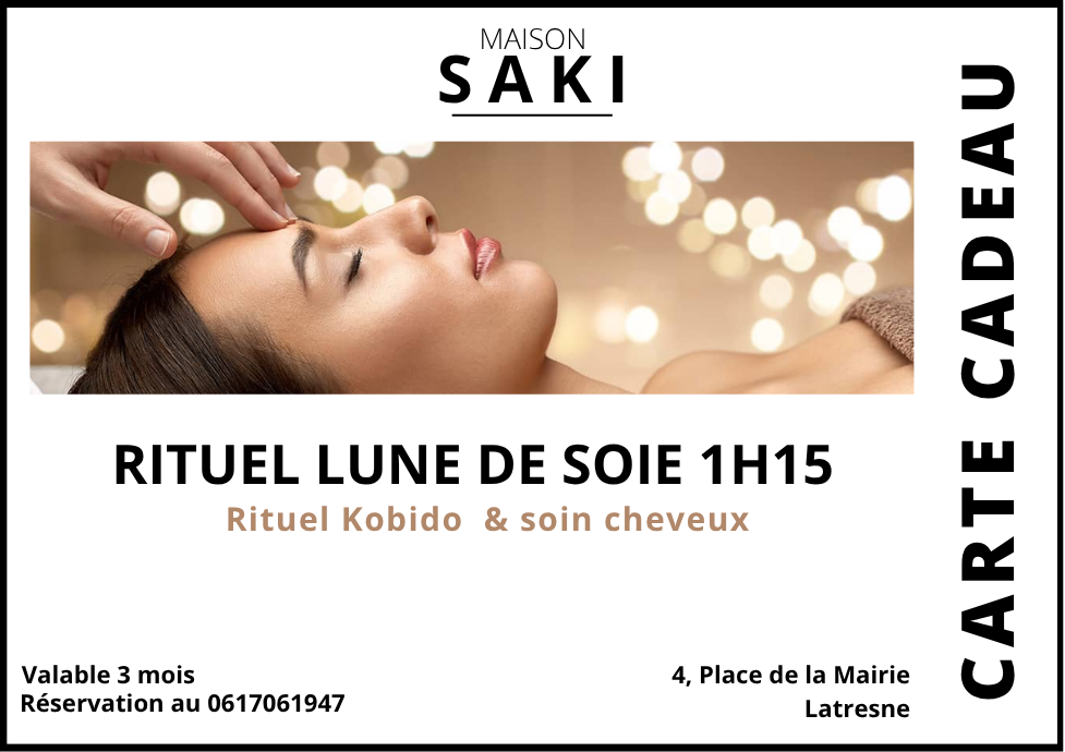 CARTE CADEAU SOIN KOBIDO & SOIN CHEVEUX LEONOR GREY 1h15