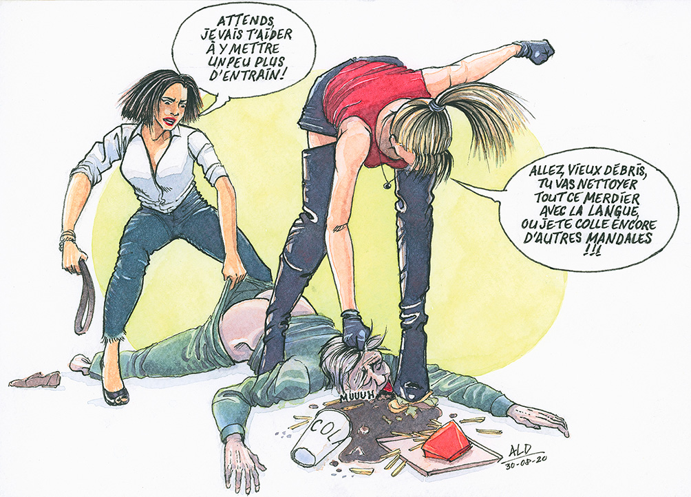 Clumsiness at the fast food restaurant