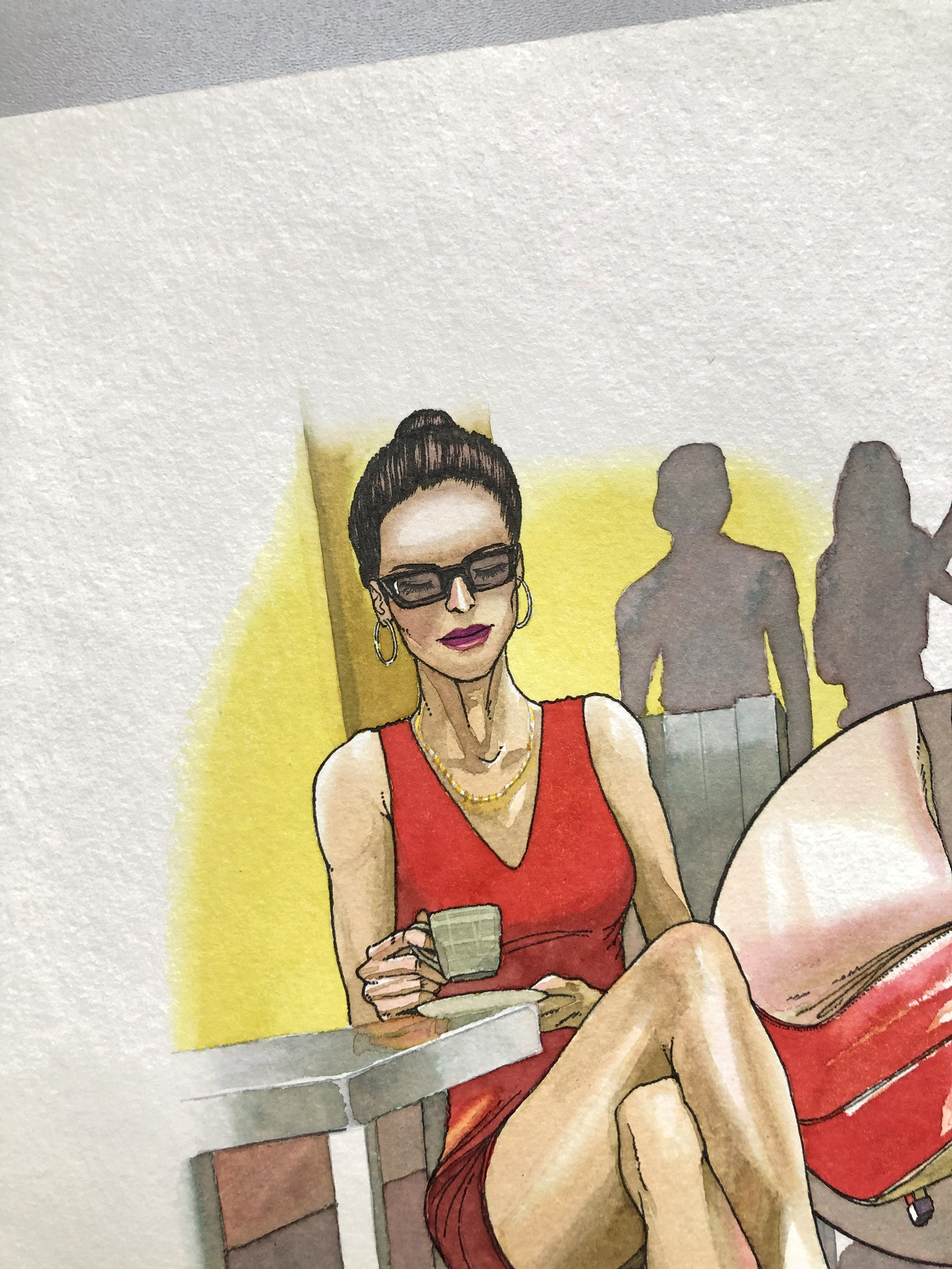 Licking The Shoes Of An Unknown Woman In A Public Place