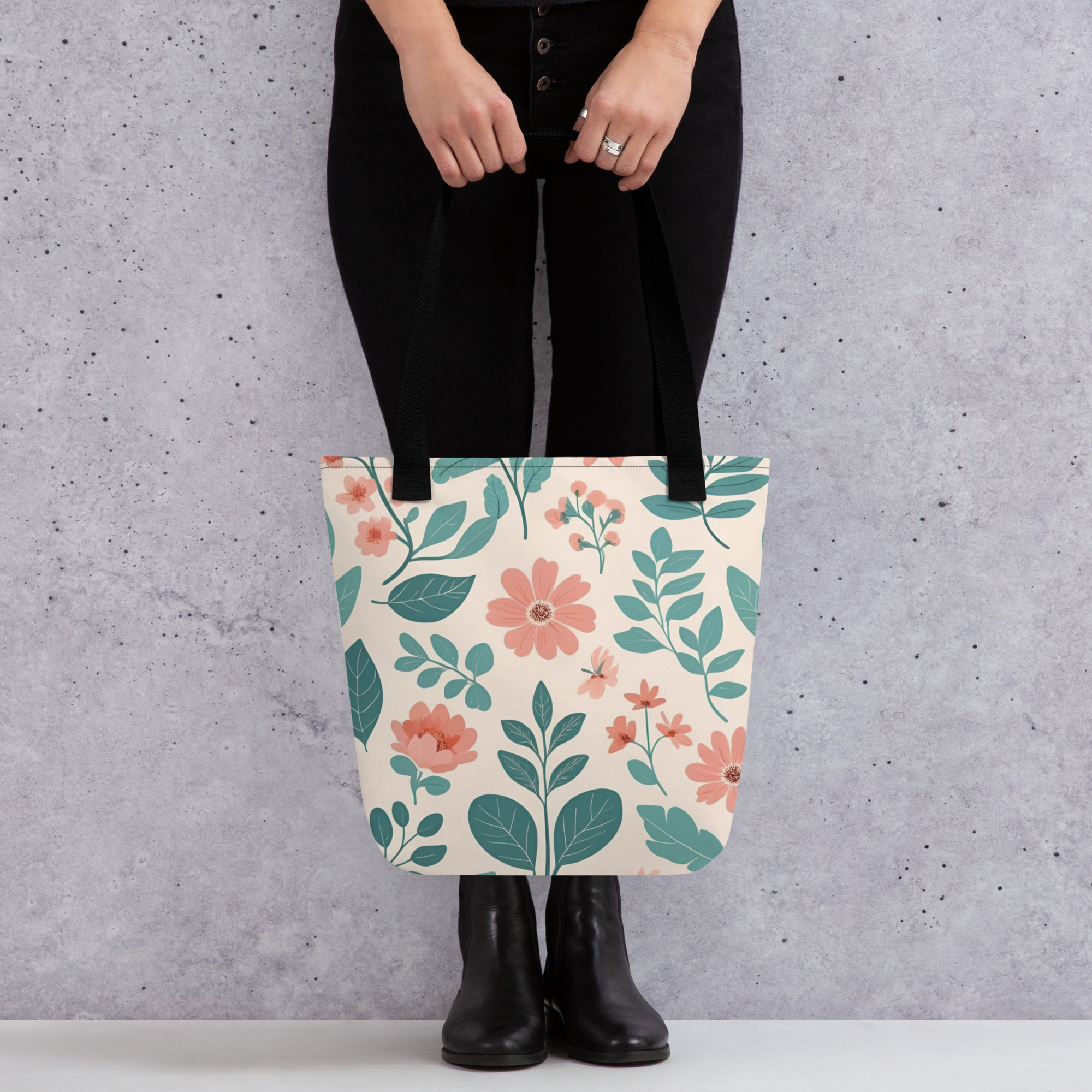 Floral Tote Bag