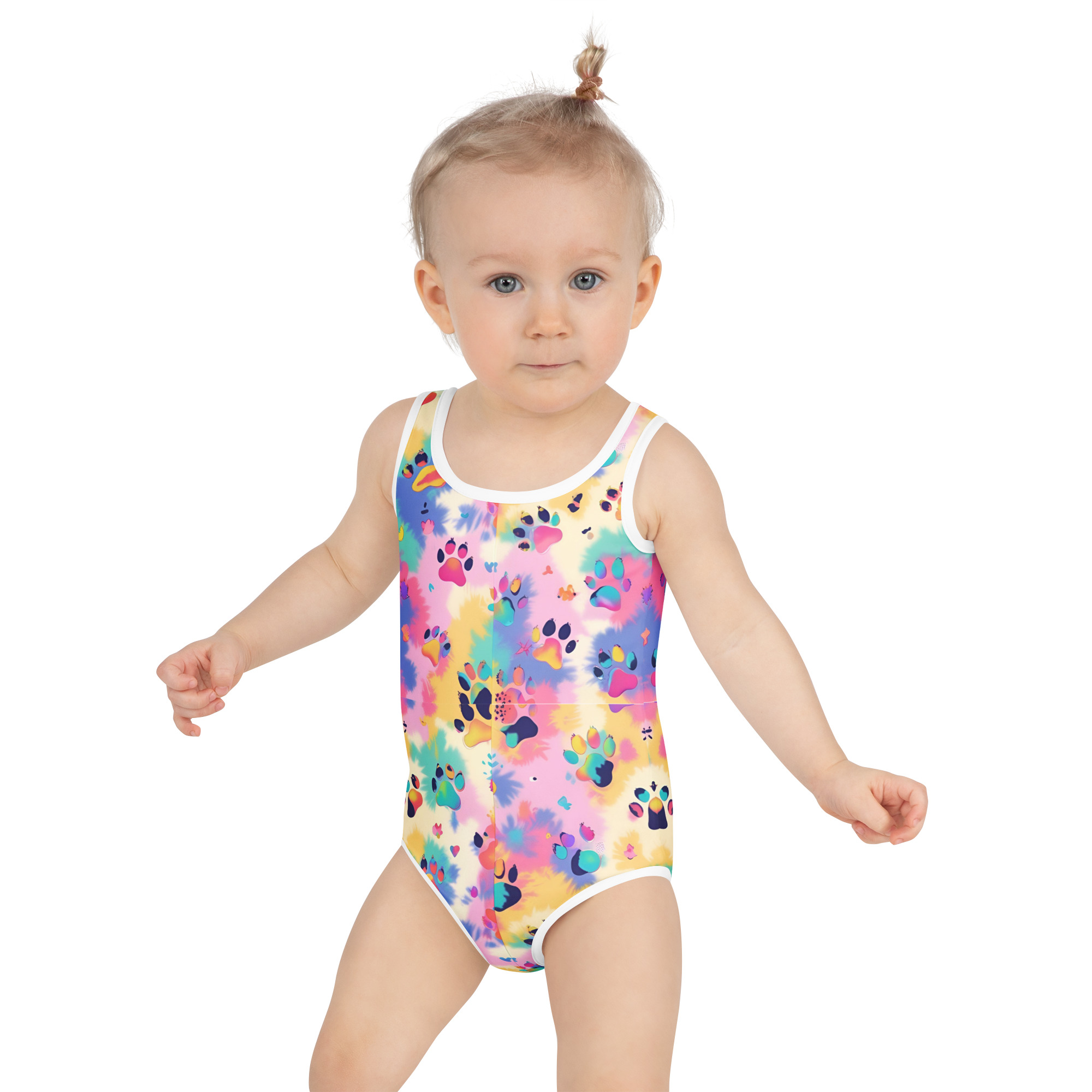 Tie Diy Paws Kids Swimsuit