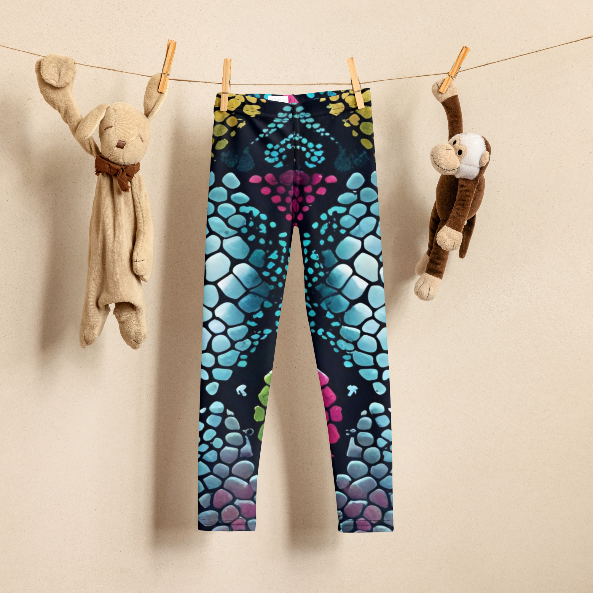Colorful Snake Kids Legging