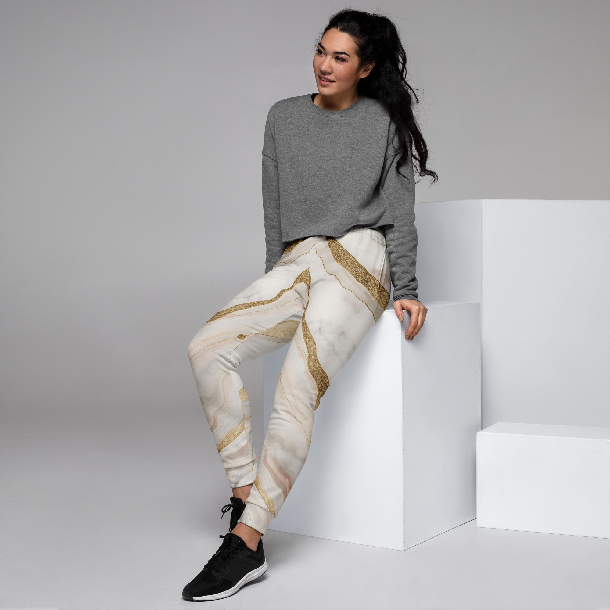 Marble Elegance Jogger