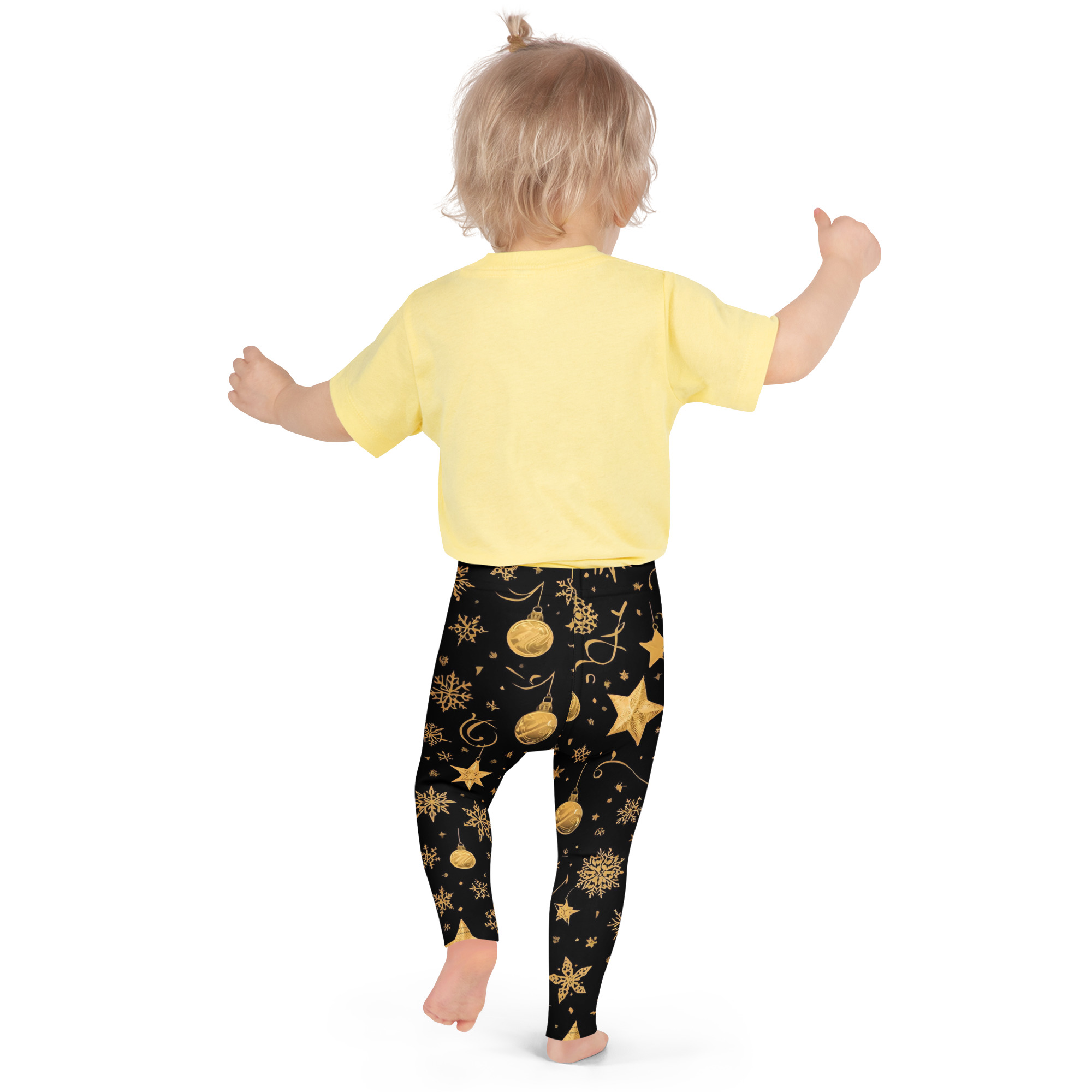 Golden Glam Holiday Child Legging