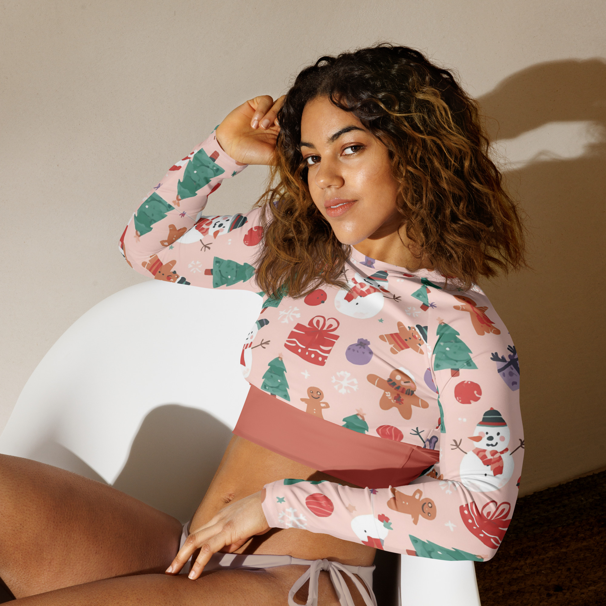 Kawaii Christmas Crop Top