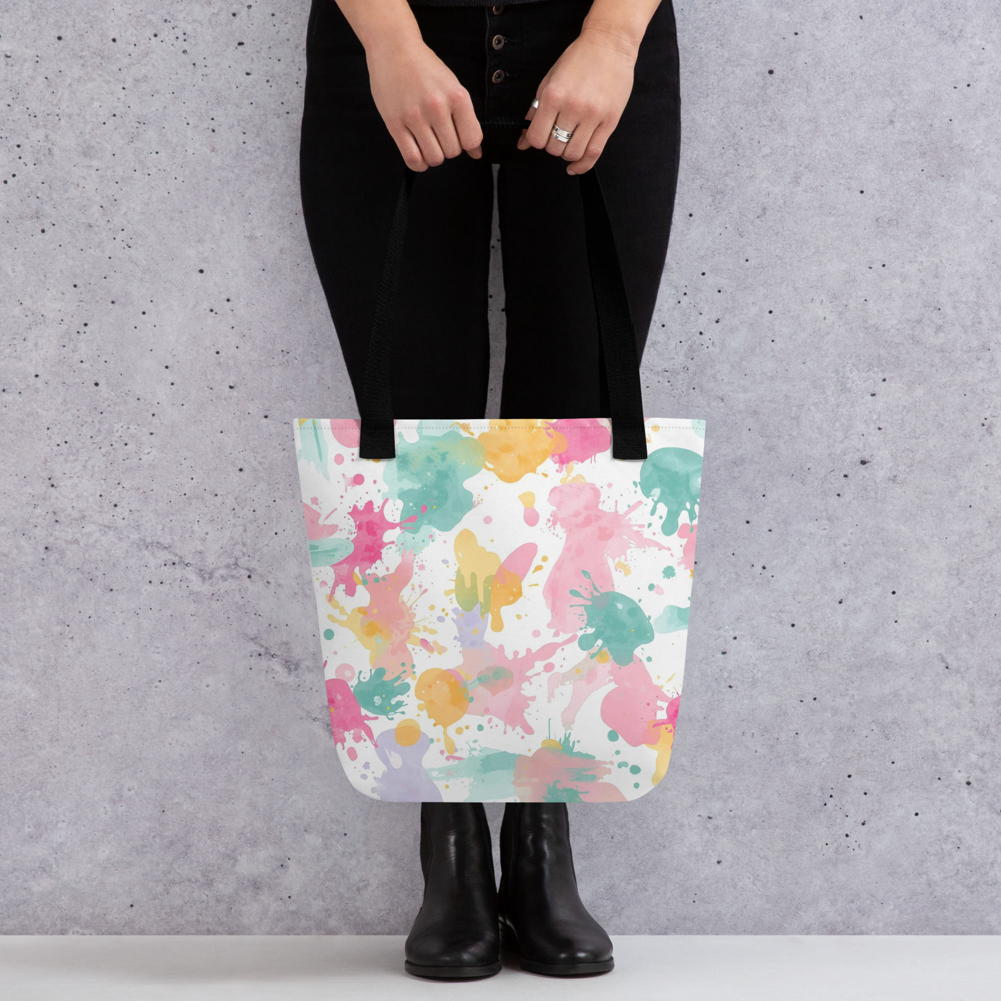 Paint Splash Tote Bag