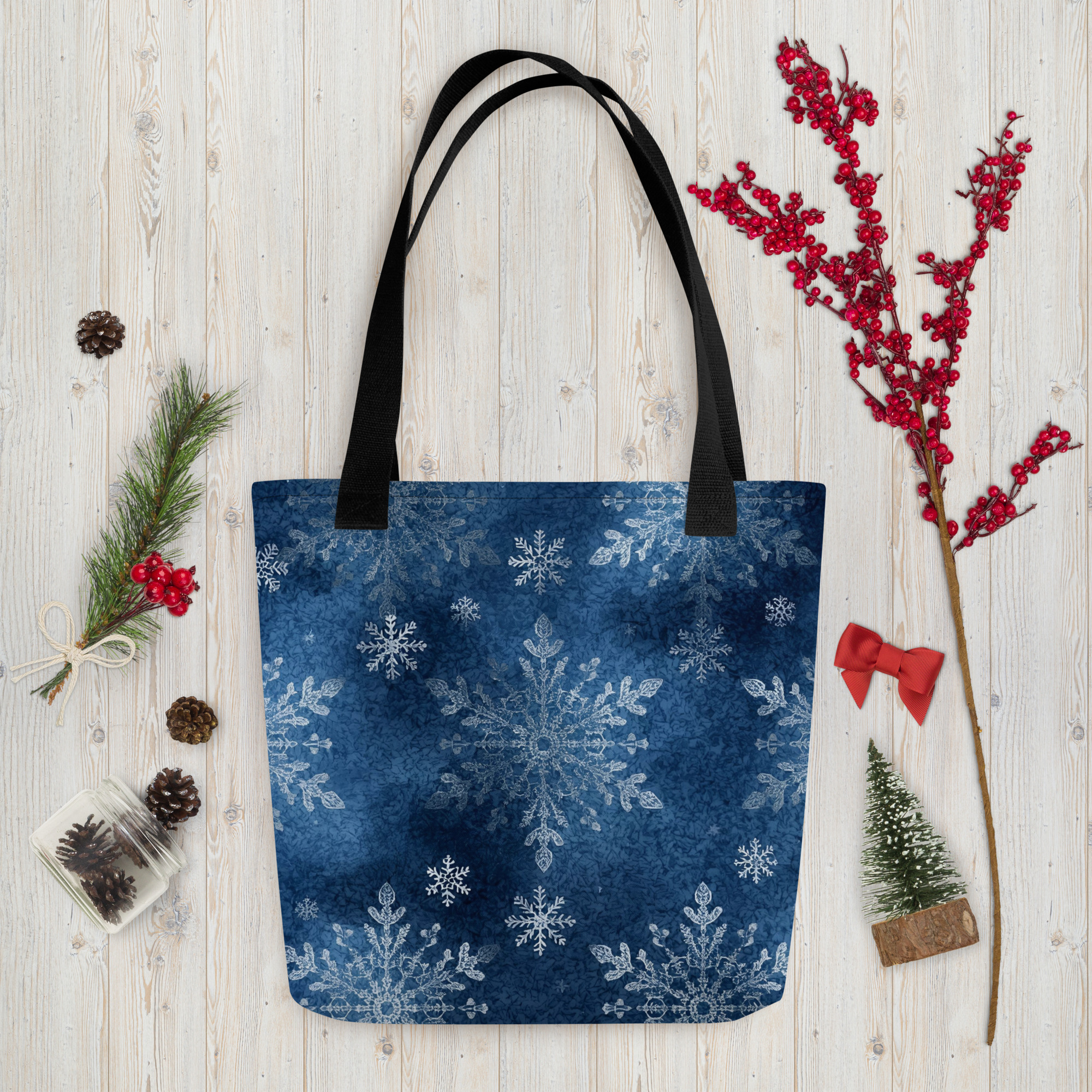 Snowflake Tote Bag