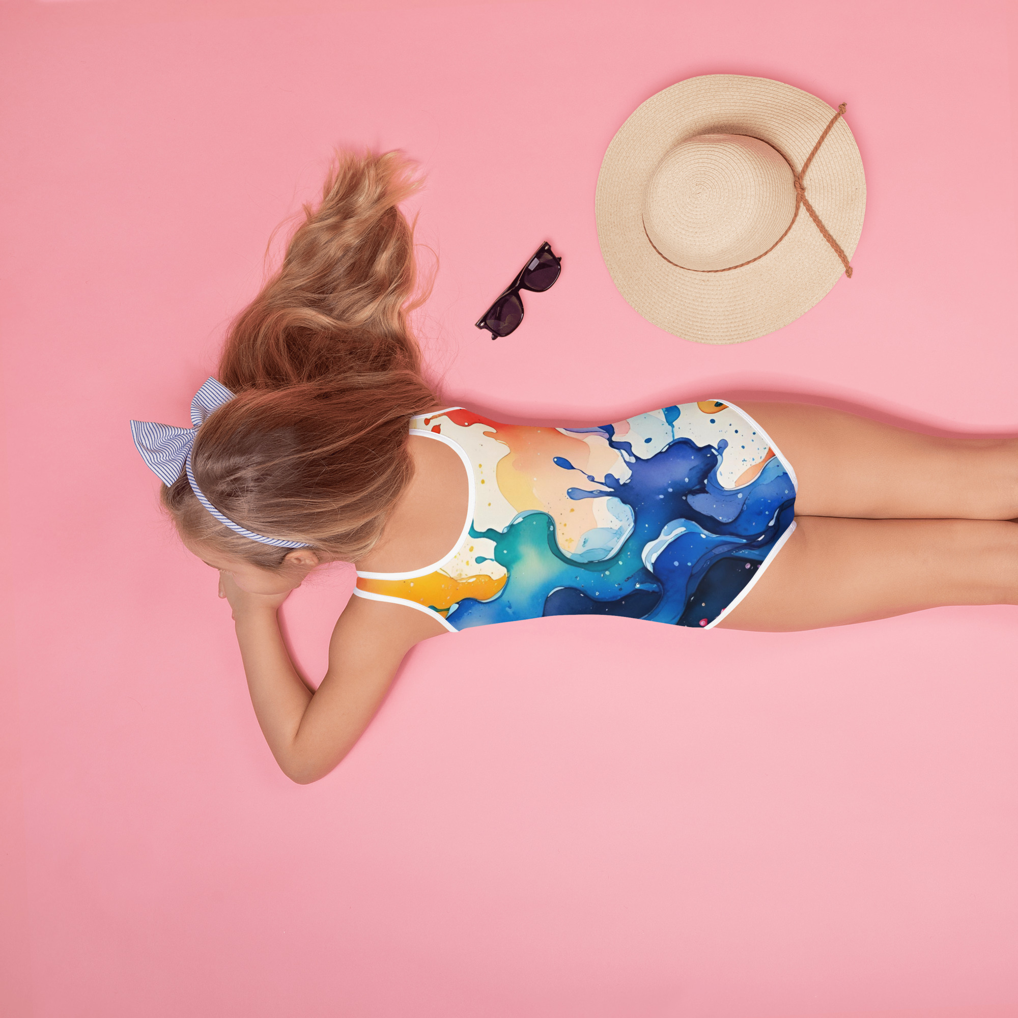 Paint Splash Kids Swimsuit
