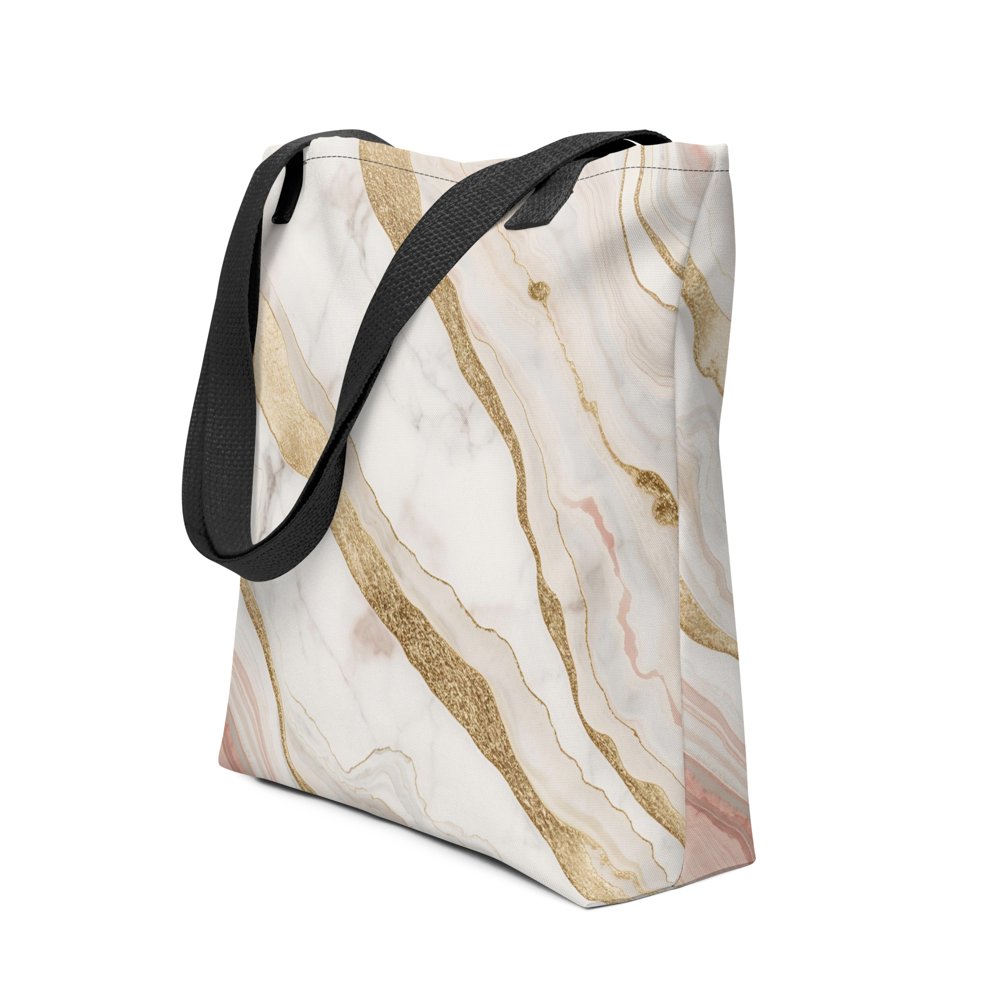 Marble Elegance Tote Bag