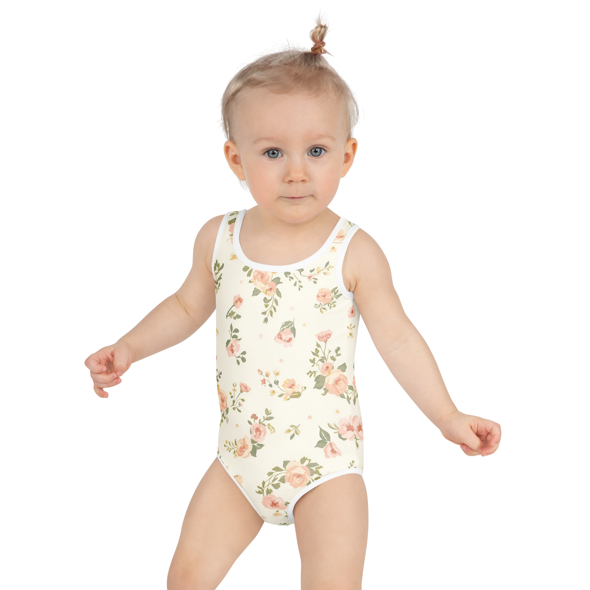 Delicate Flower Kids Swimsuit