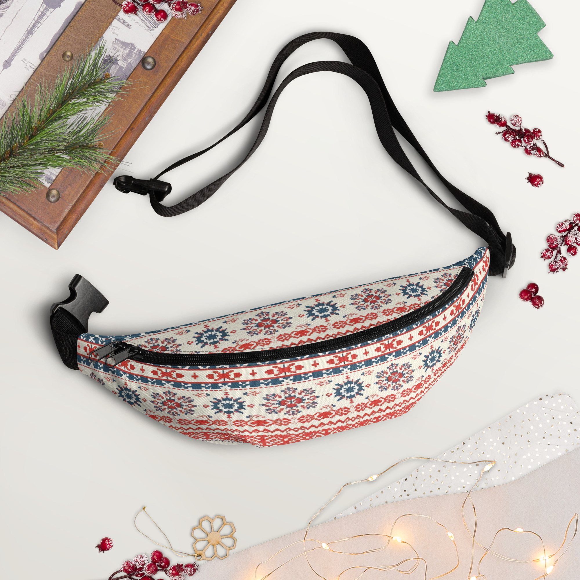 Nordic Knitted Look Waist Pack