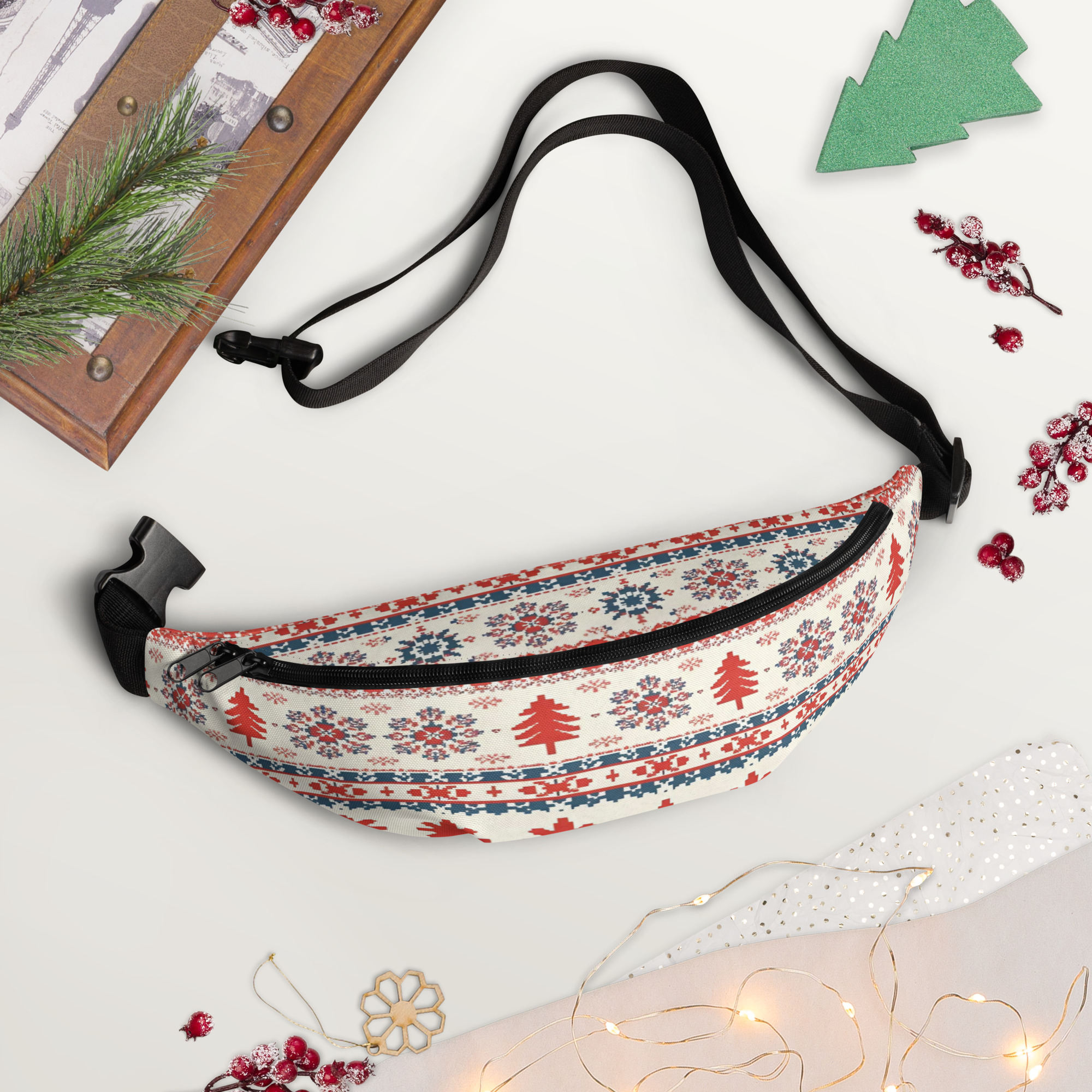 Nordic Knitted Look Waist Pack