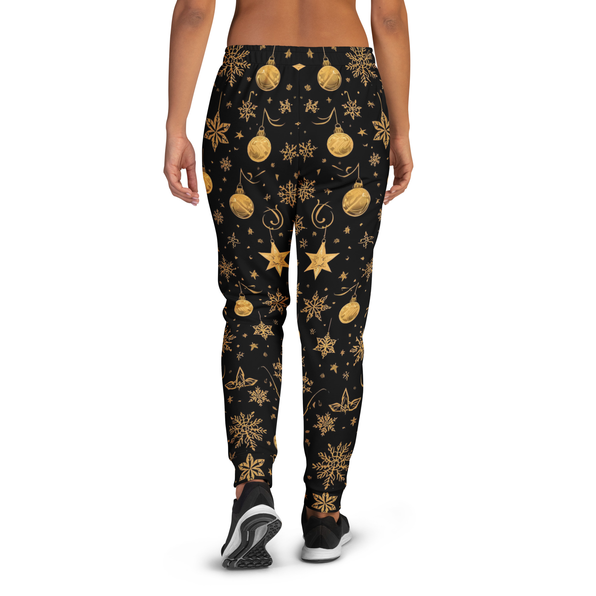 Golden Glam Holiday Jogger