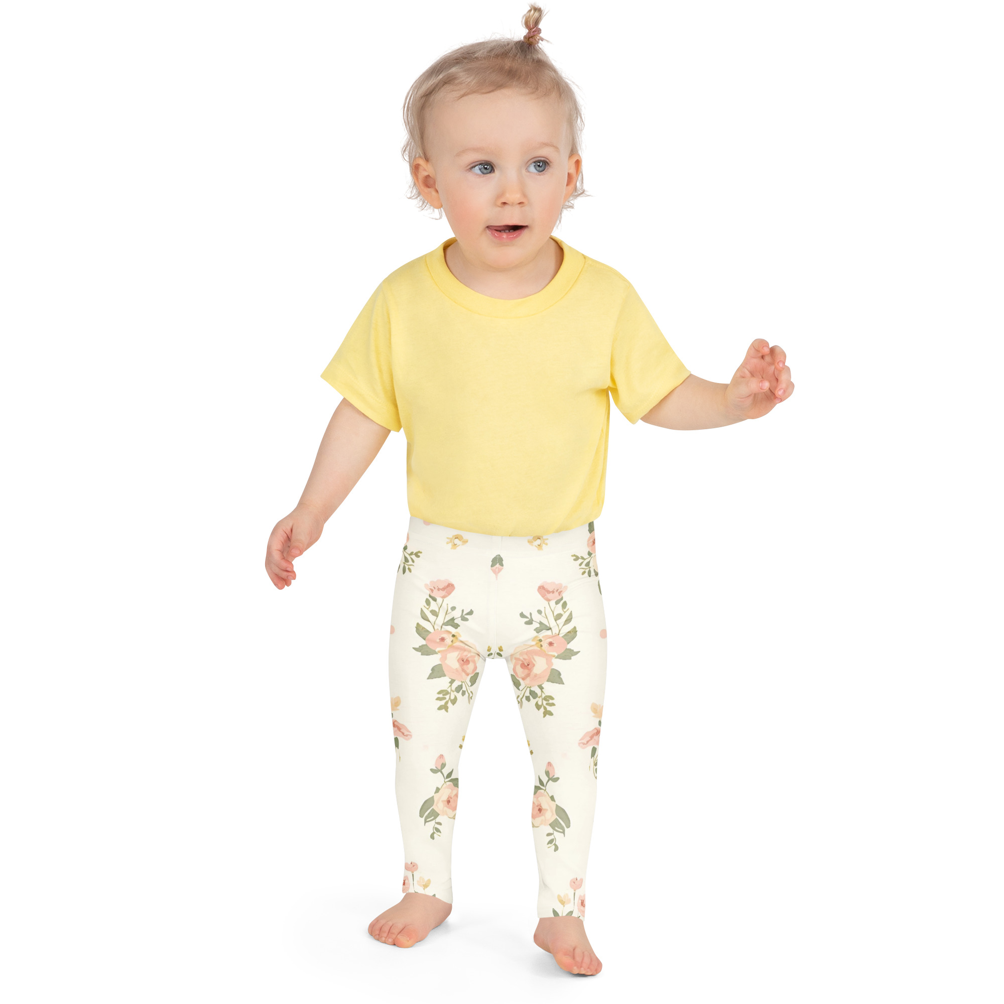 Delicate Flowers Kids Leggings