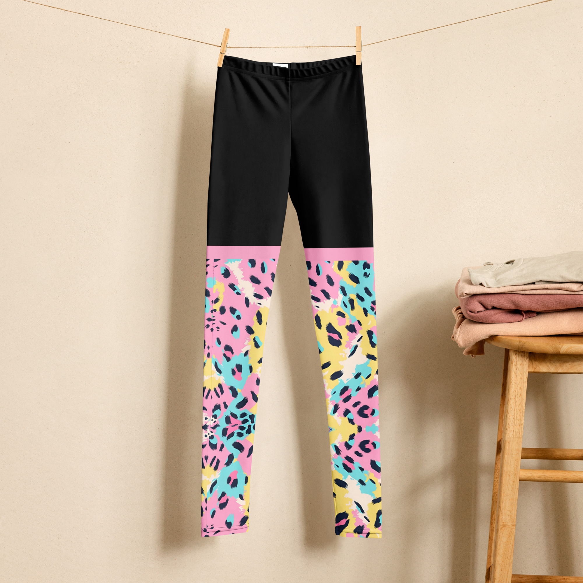 Tie Diy Leopard Youth Legging