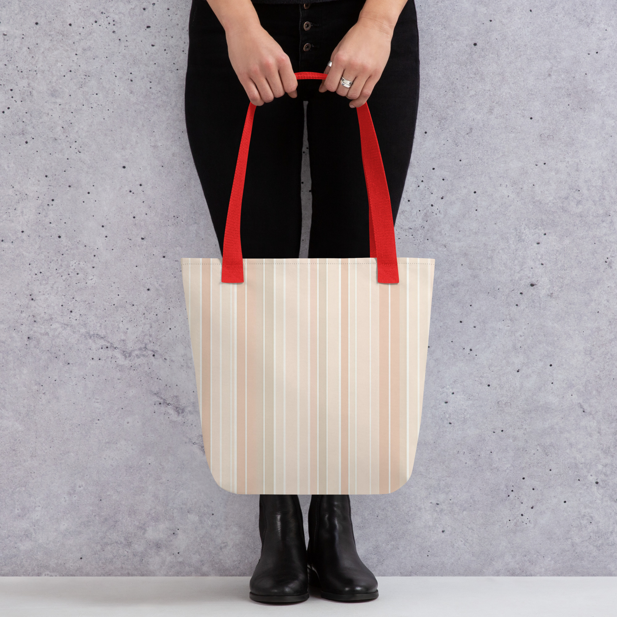 Minimal Stripes Tote Bag