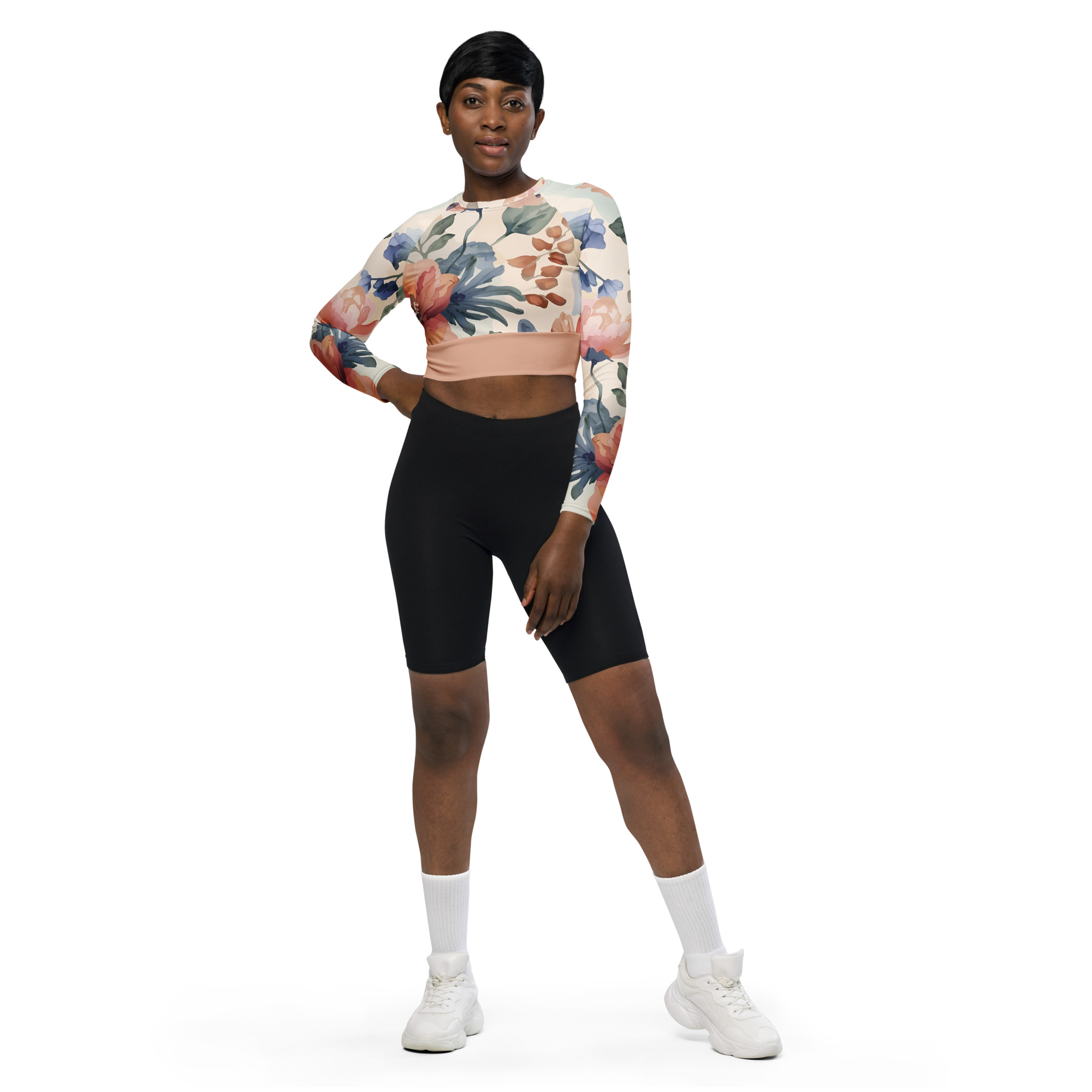 Botanical Art Crop Top