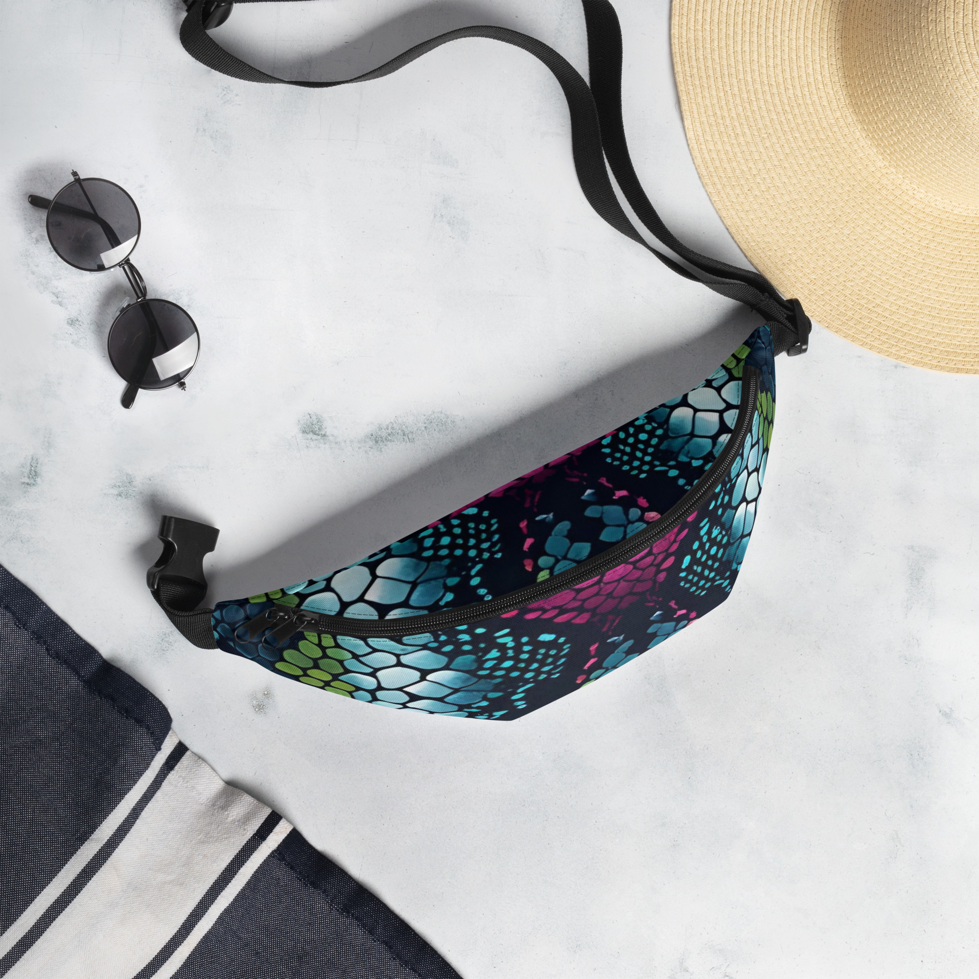 Colorful Snake Waist Pack