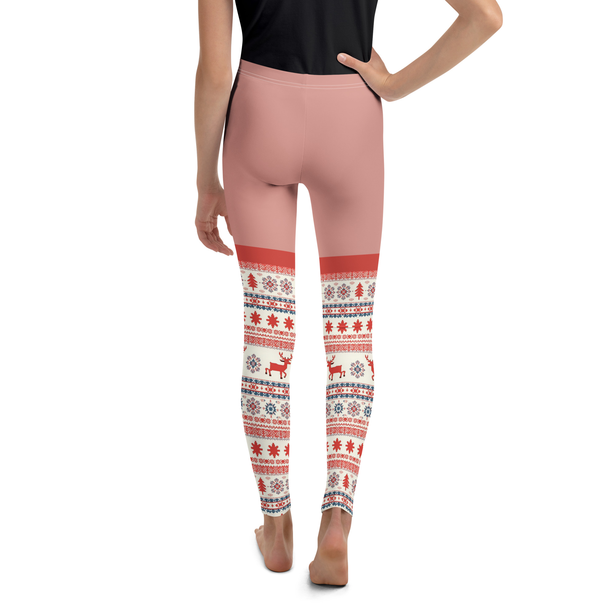 Nordic Knitted Look Youth Legging