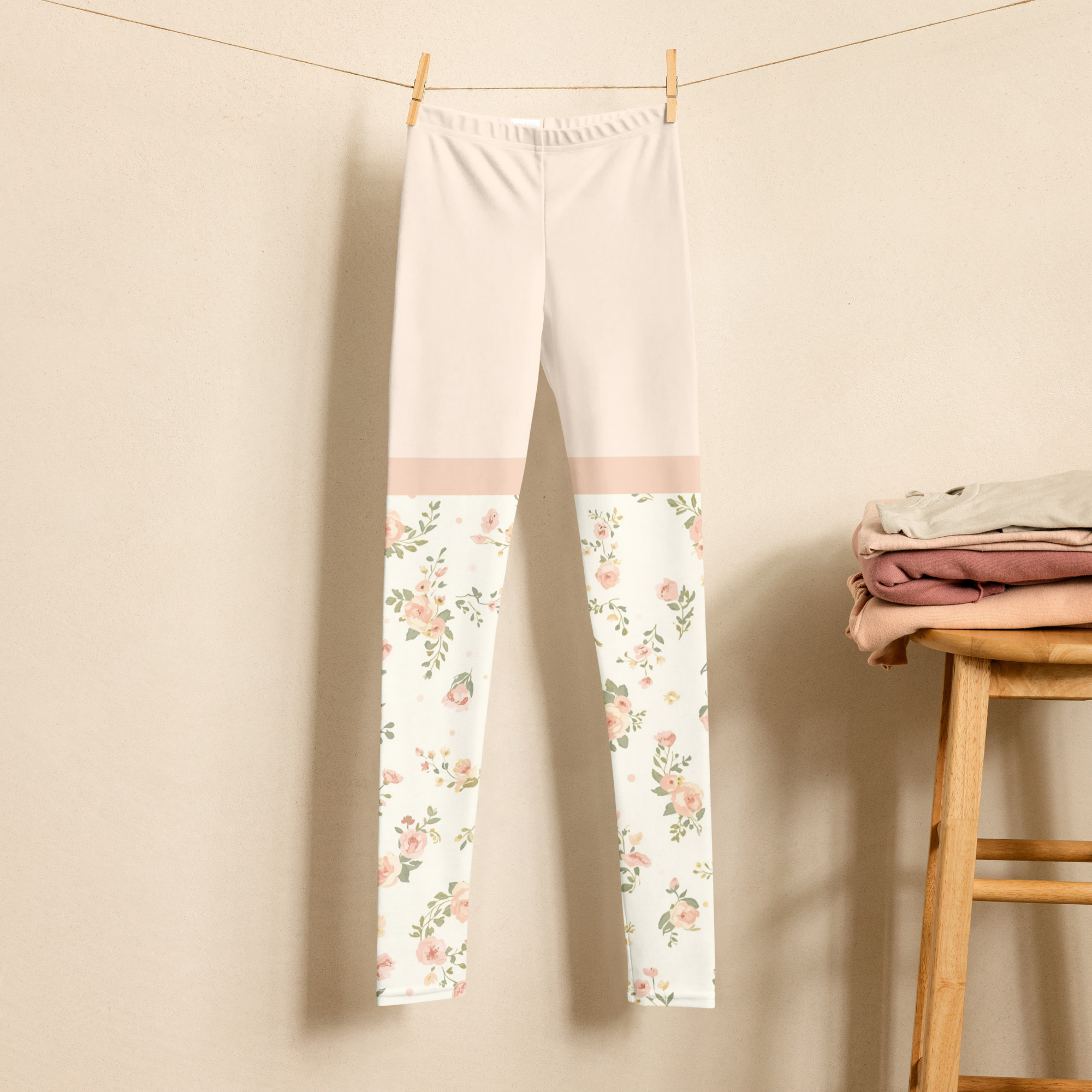 Delicate Flowers Youth Leggings