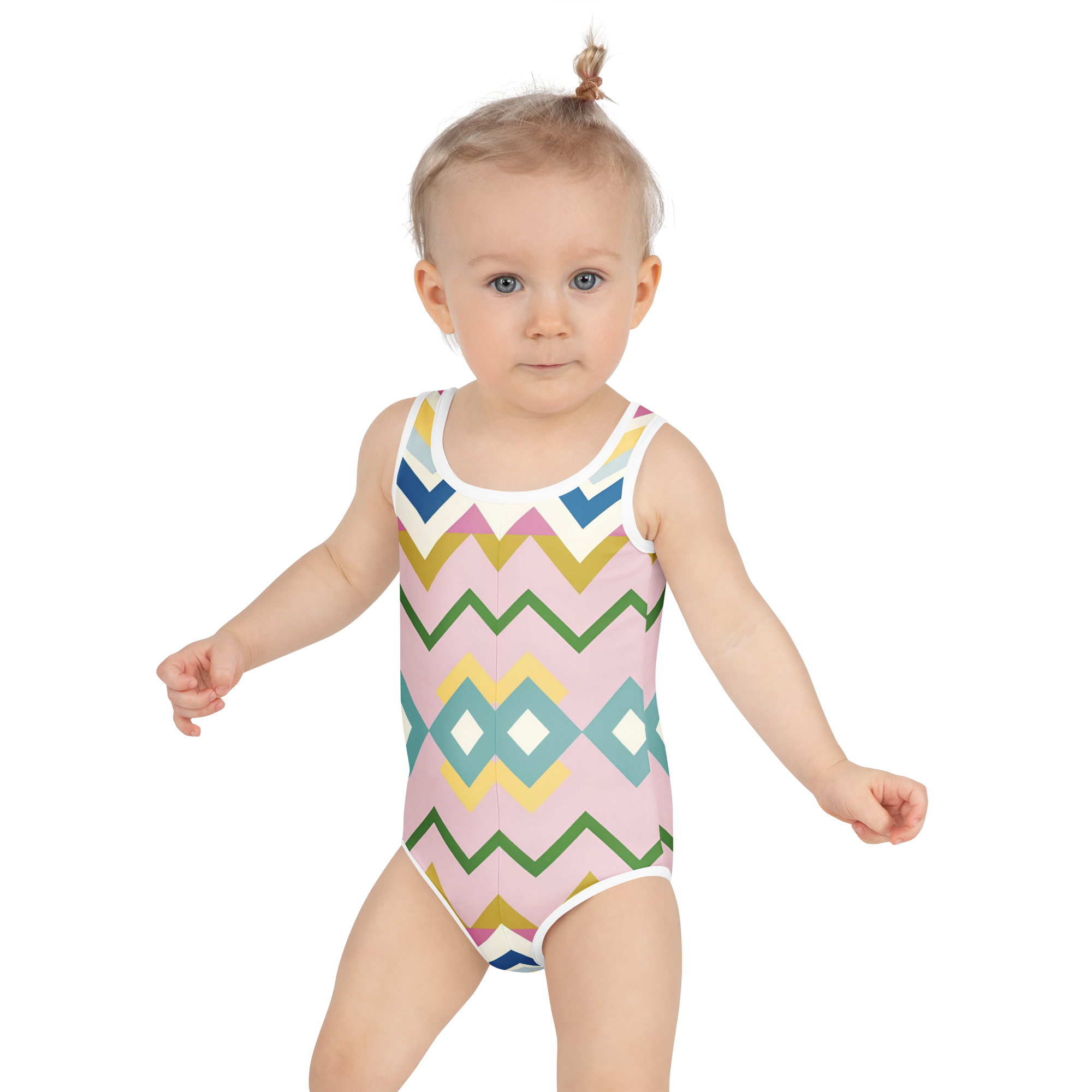 Geometric Kids Swimsuit