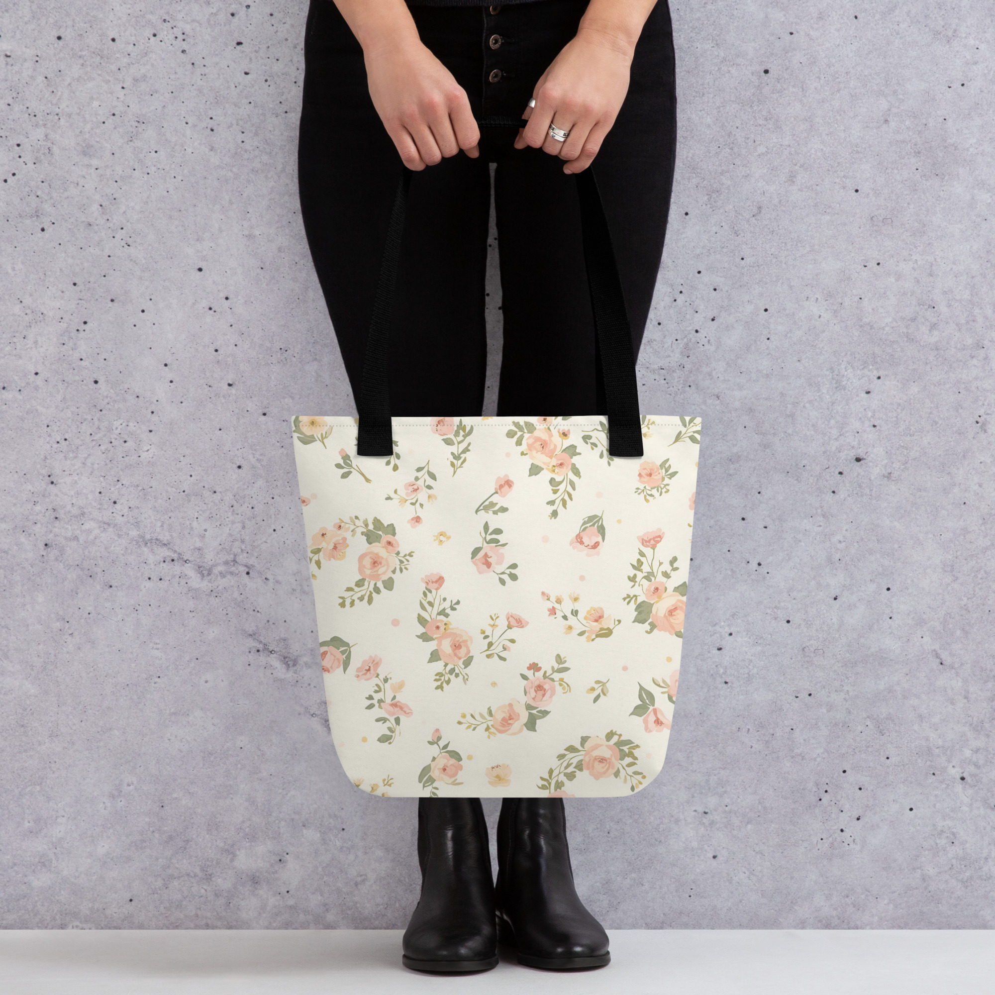 Delicate Flowers Tote Bag