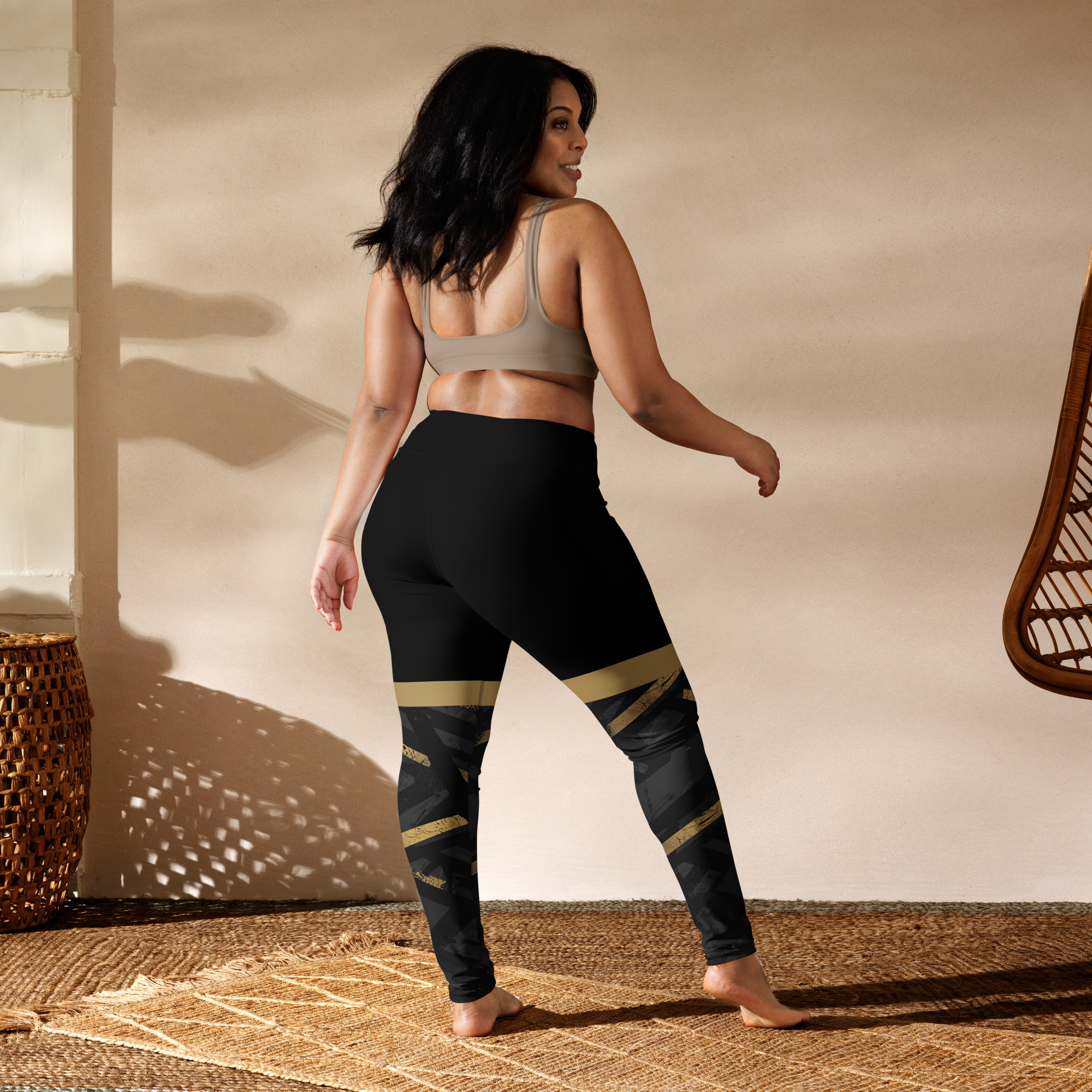 Fierce Geometry High-Waist Legging