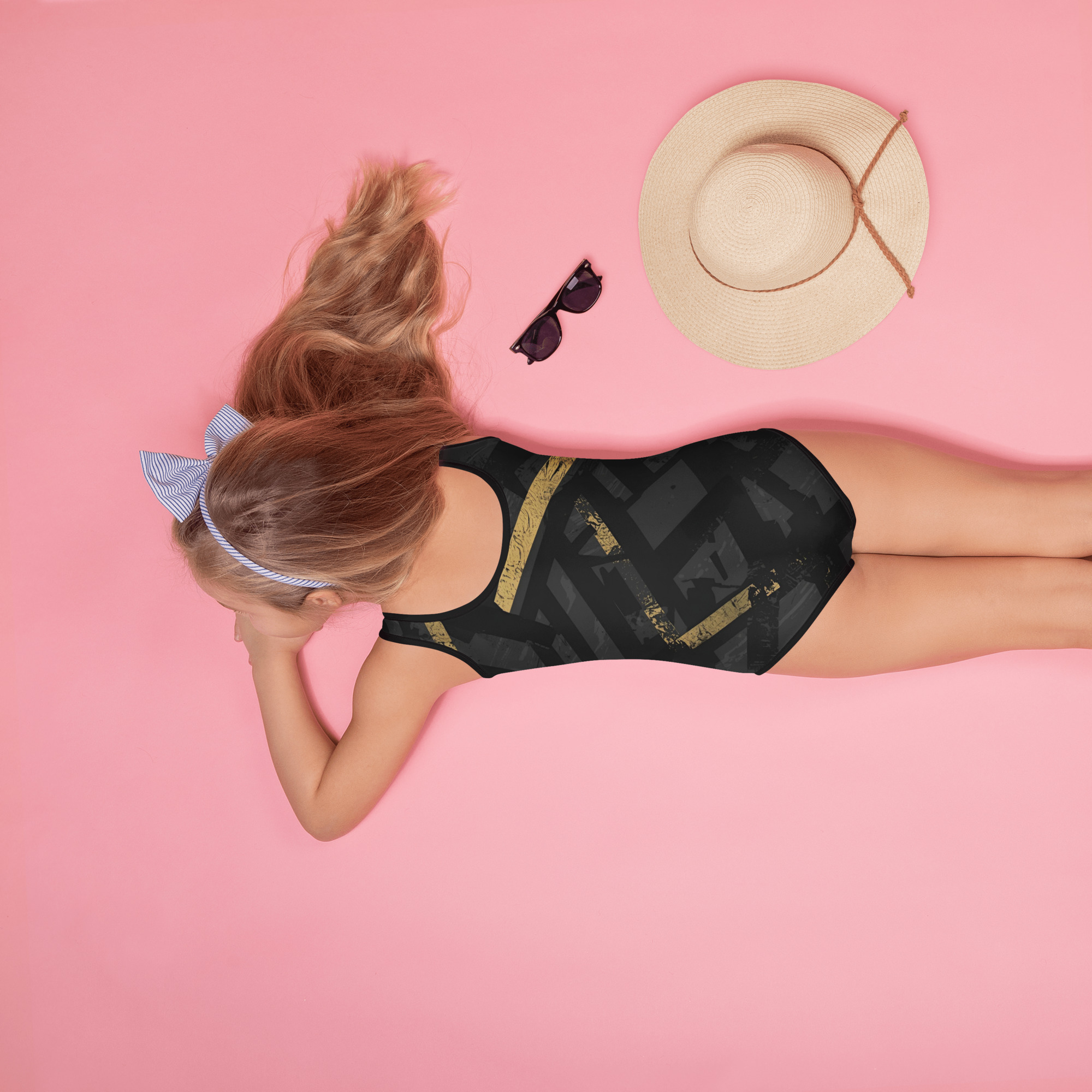 Fierce Geometry Kids Swimsuit